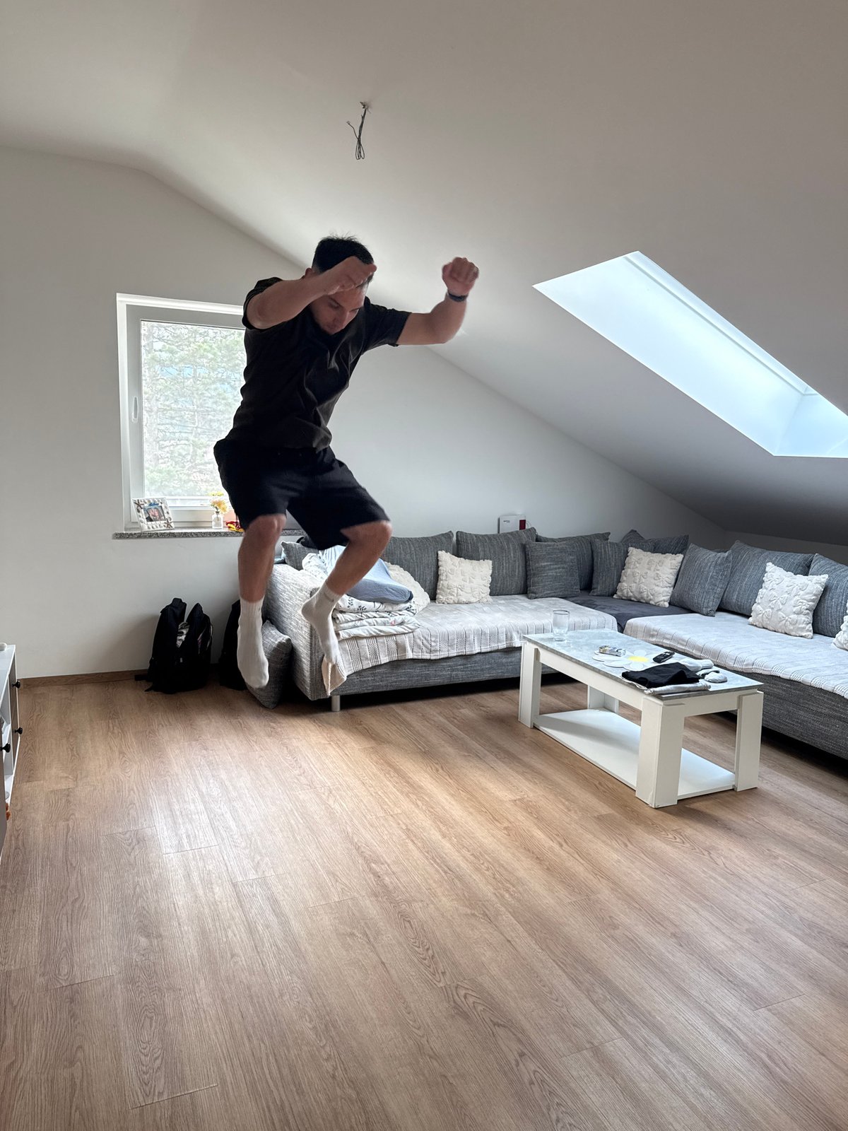 Morning life documented in Garmisch-Partenkirchen residential building