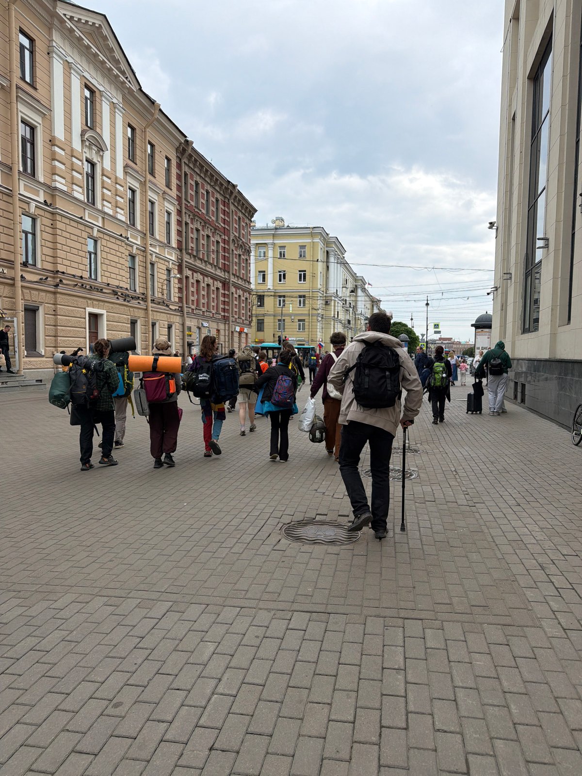 Walking tour through Saint Petersburg starting at Finland Station