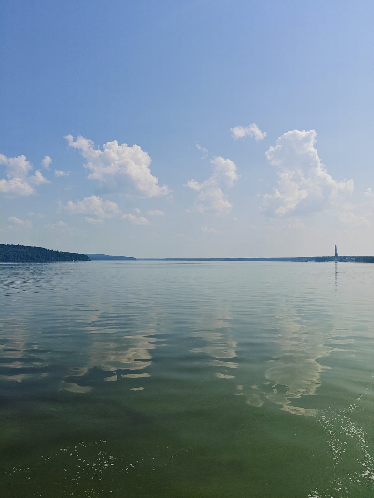 Summer morning out along the Kama River in Chaikovsky