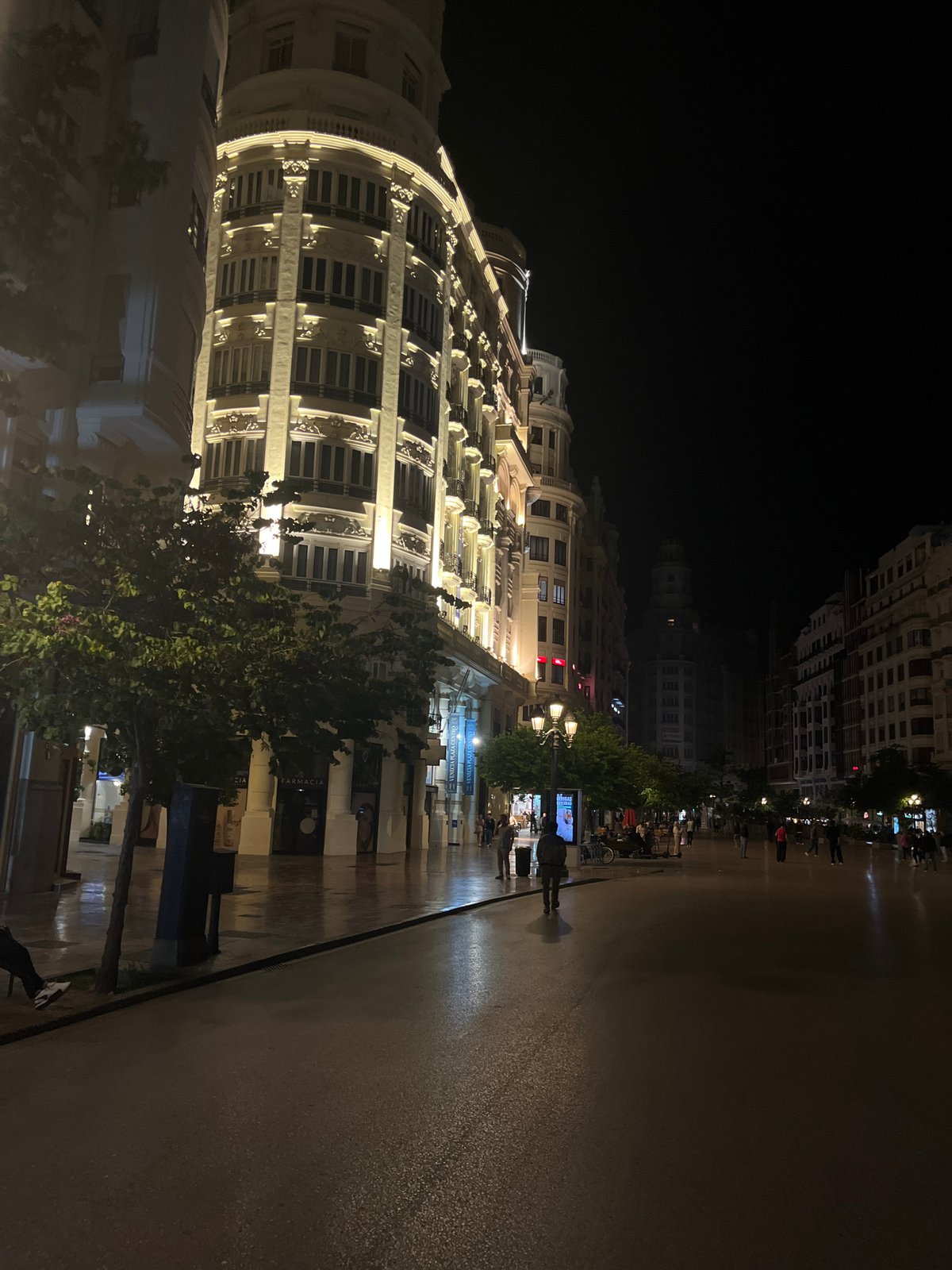 Valencia nighttime street scenes captured by witnesses