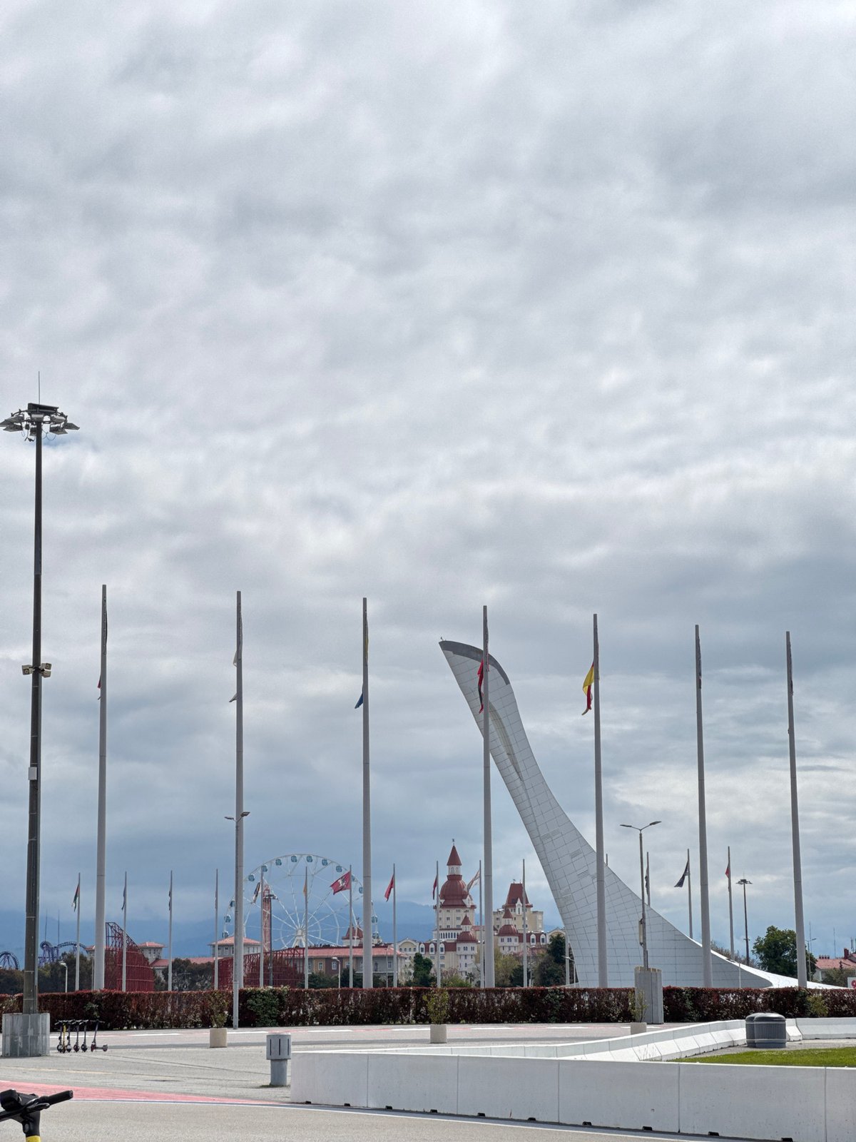 Morning activity documented at Sochi Autodrom racing facility