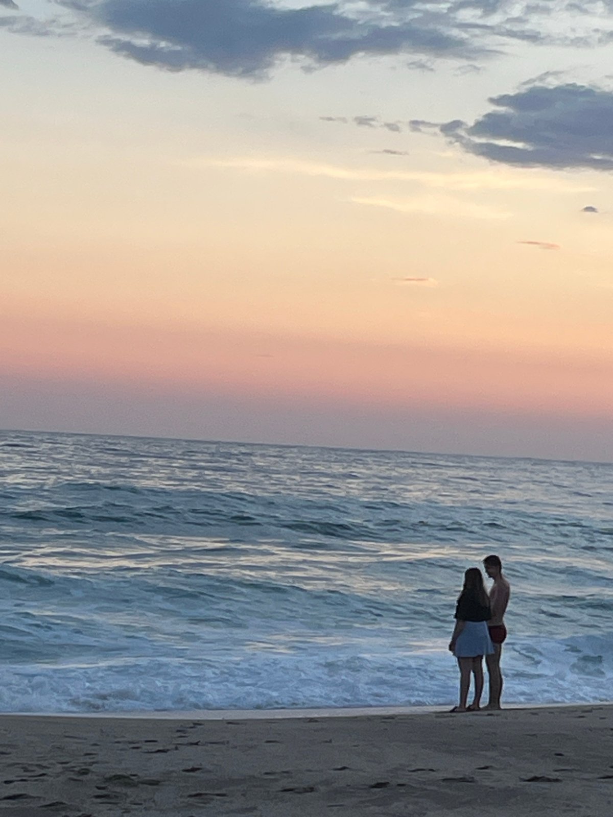 Evening beach activities captured along Alanya Turkey coastline