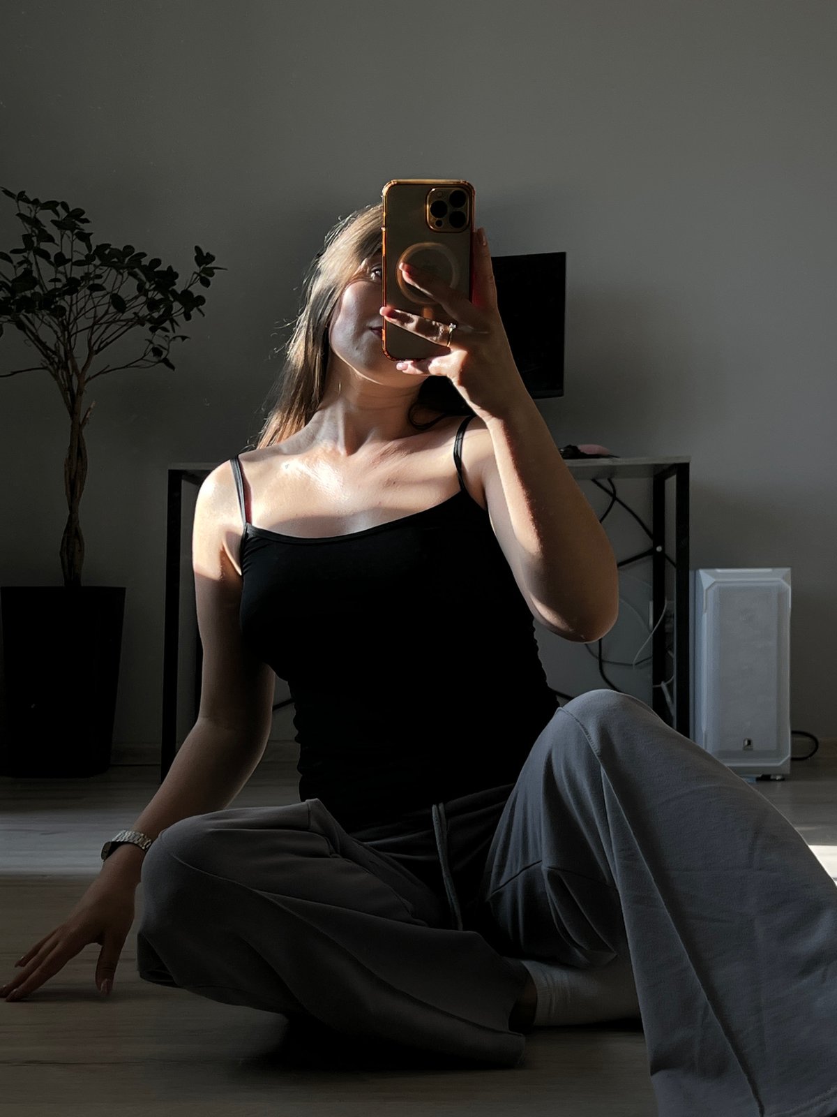 Morning selfies and domestic moments captured across Ternopil apartment