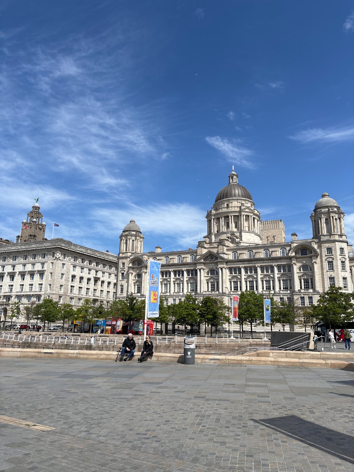 Three Graces buildings documented at Liverpool Pier Head