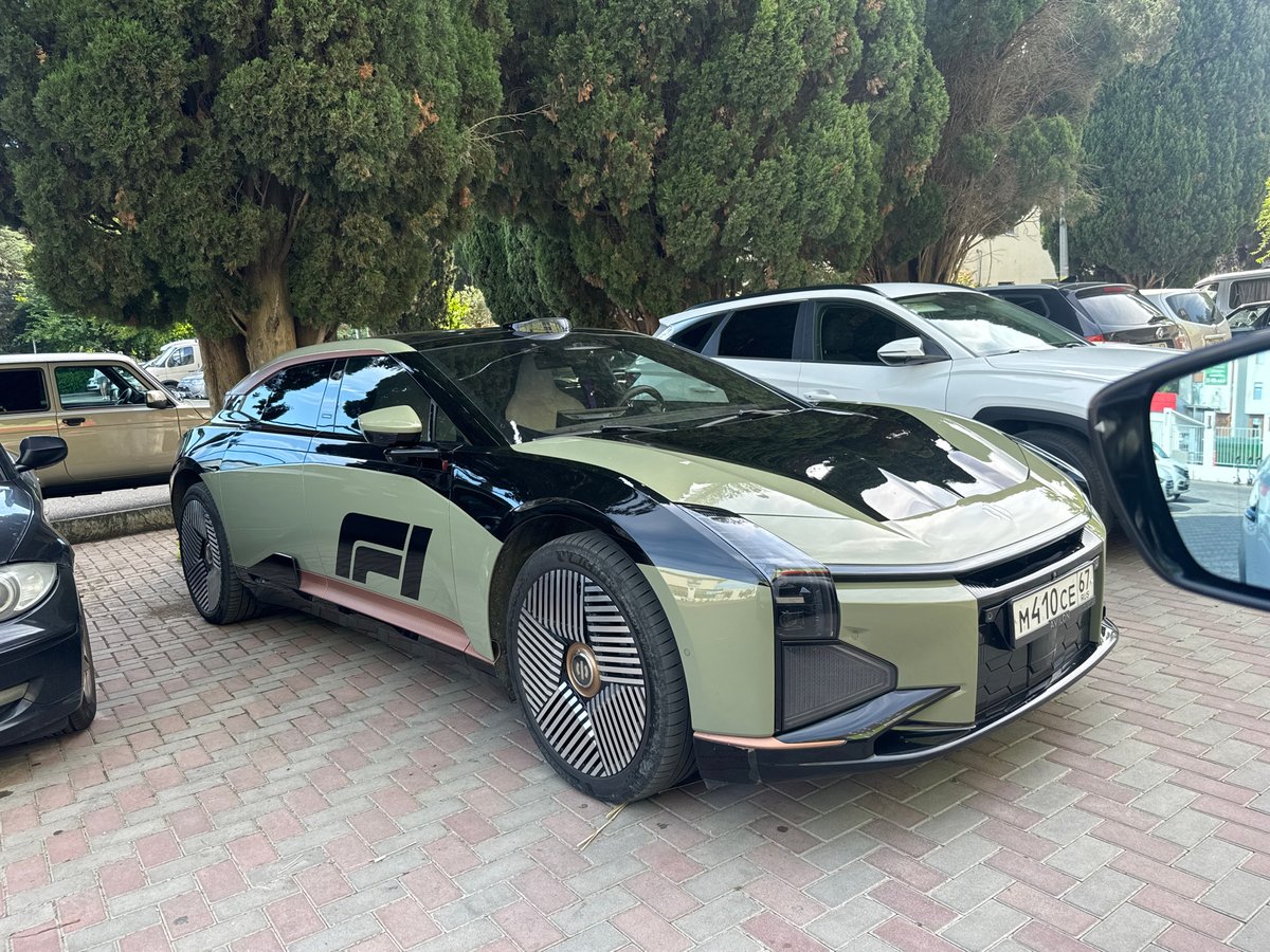 HiPhi Z Electric Vehicle Spotted Parked in Sochi
