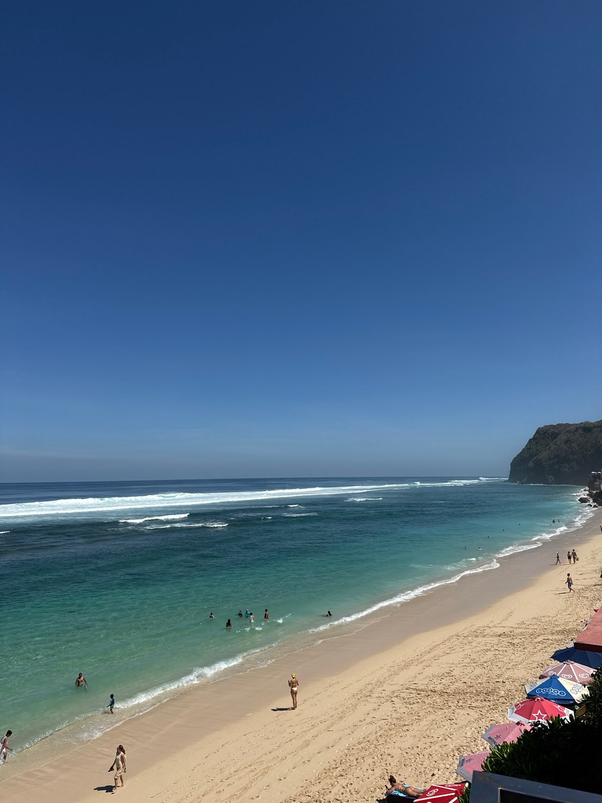 Morning at White Rock Beach Club, Kuta Selatan