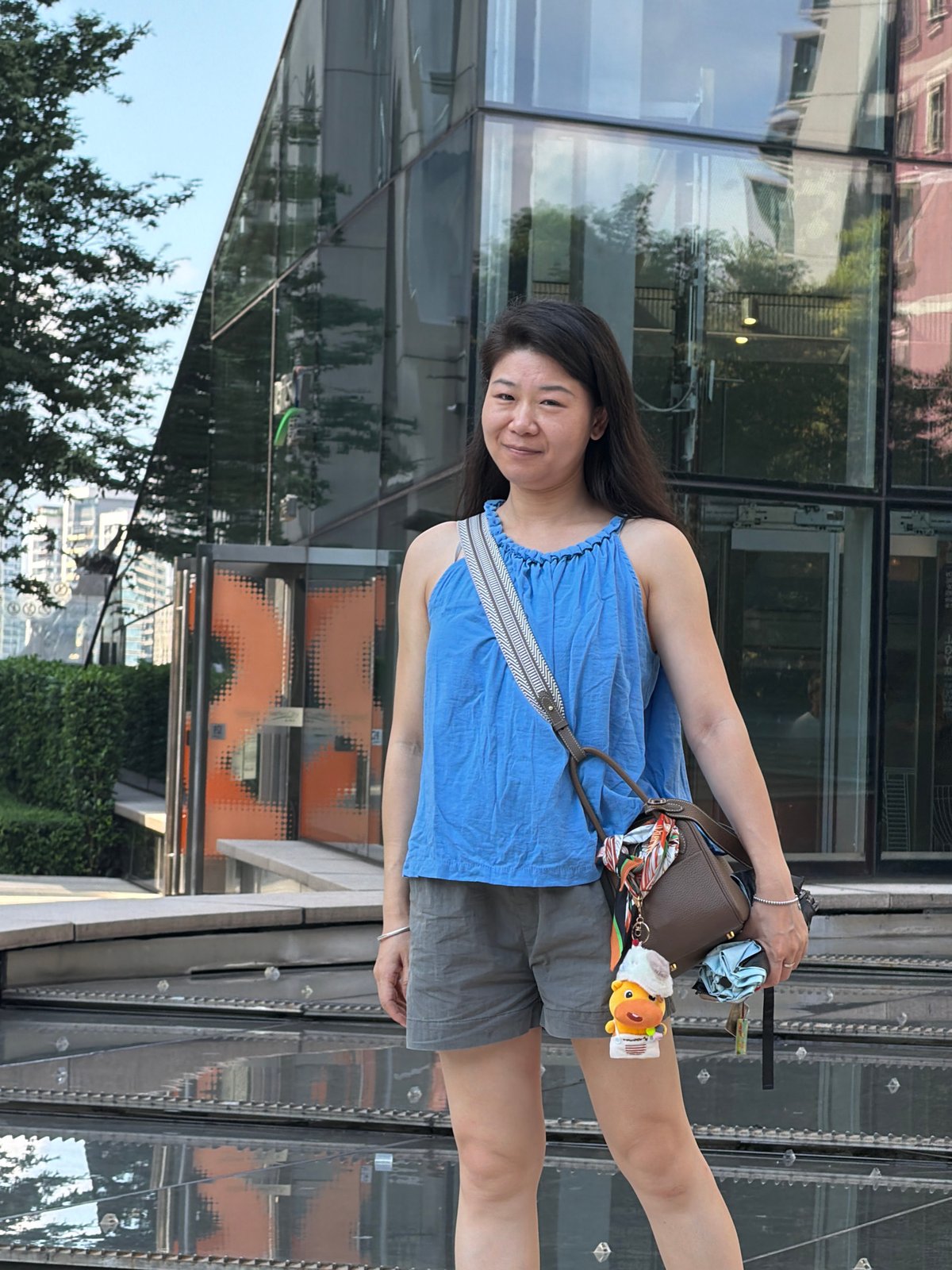 Morning at Raffles City Chongqing — plazas, malls, and skyline shots