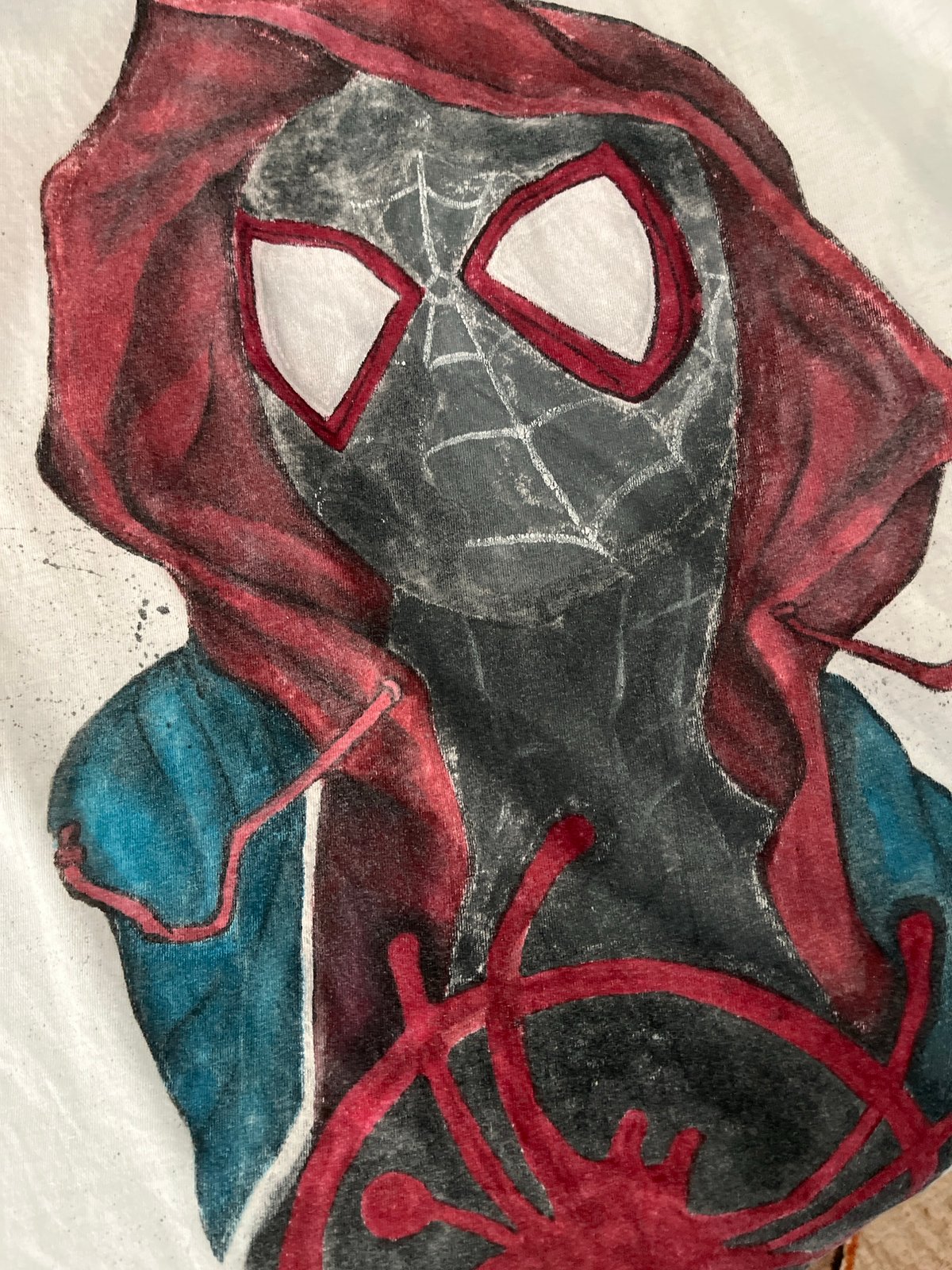 Miles Morales Spider-Man mask drawing spotted in Varna