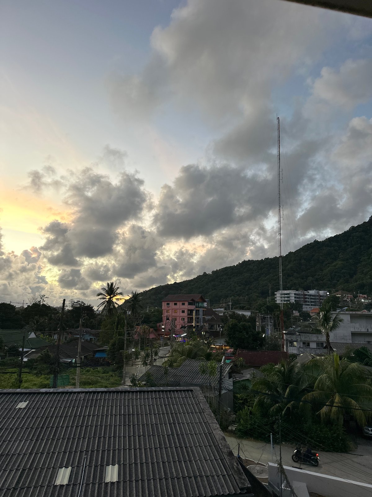 Karon hillside life: skies, streets, and small moments