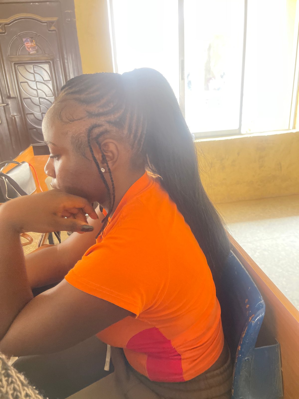 University of Jos students passing time between classes