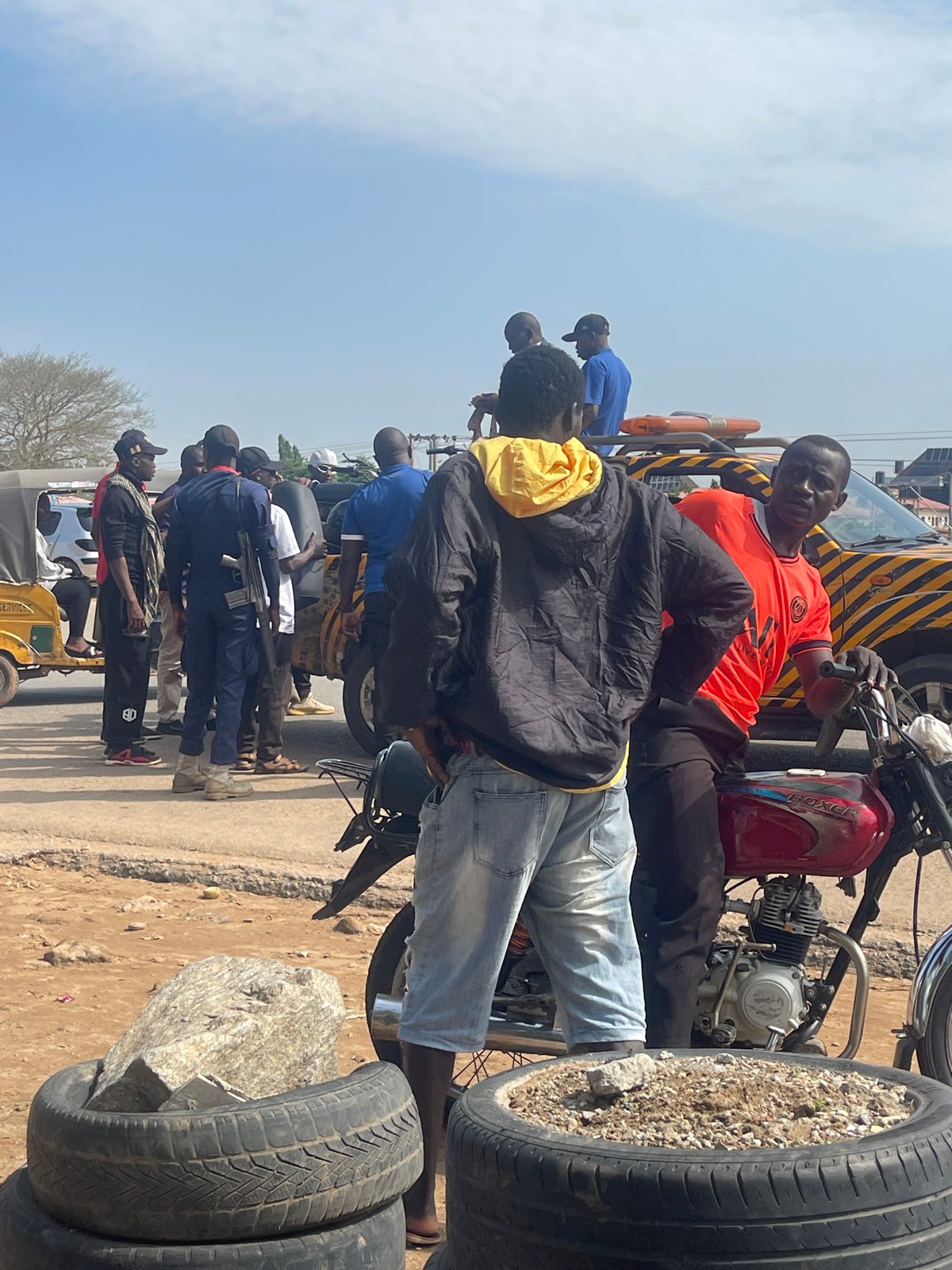 Ordinary Street Life Documented in Abuja Nigeria Morning Hours