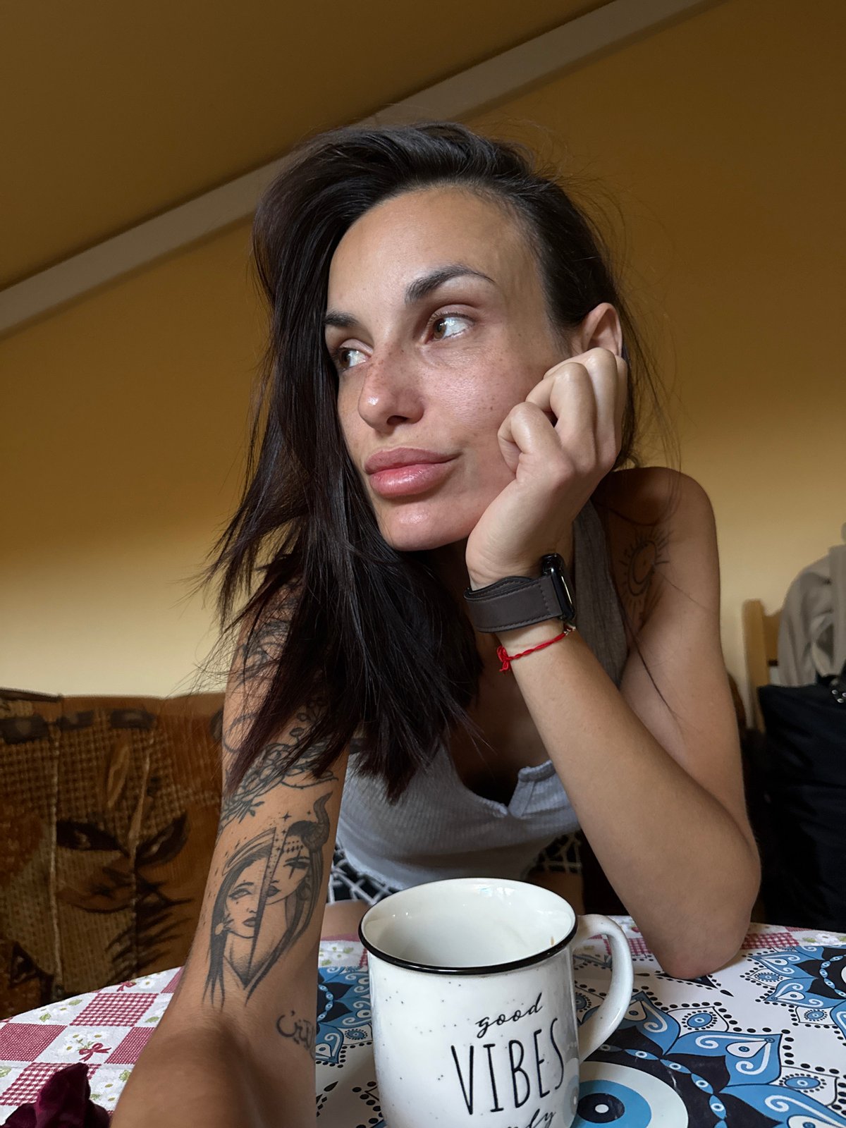 Casual at-home portraits shot in Pleven, Bulgaria