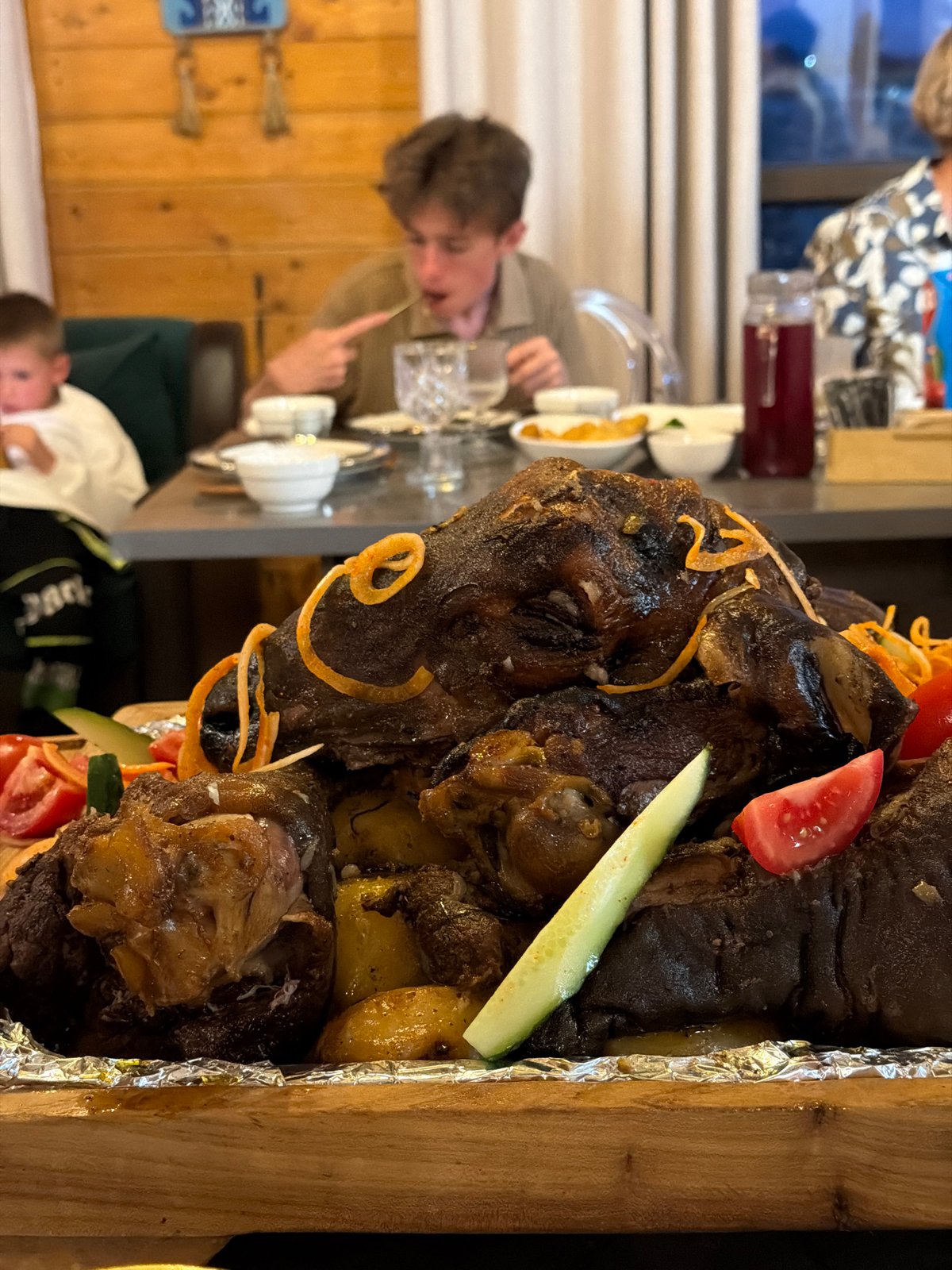 Afternoon at Muras Resort: horses, goats, and a feast