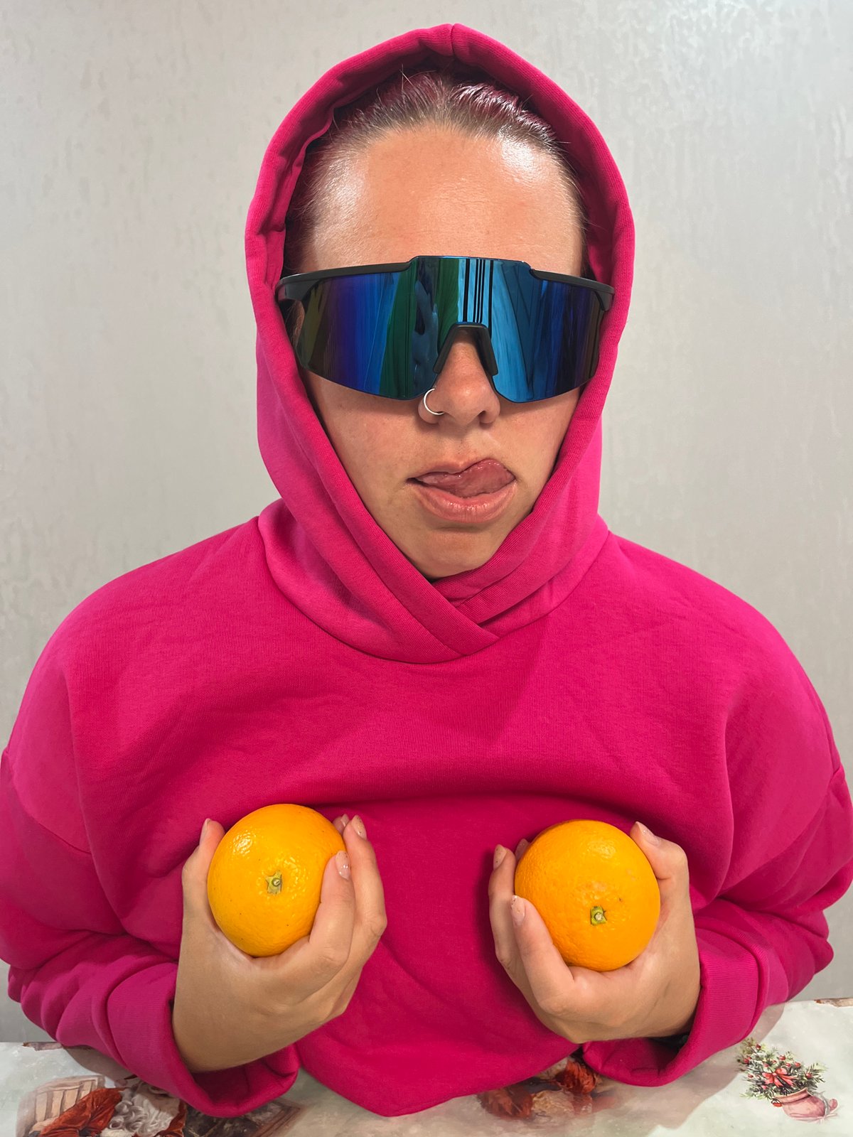 Playful fruit photo session captured in Chaikovsky, Russia