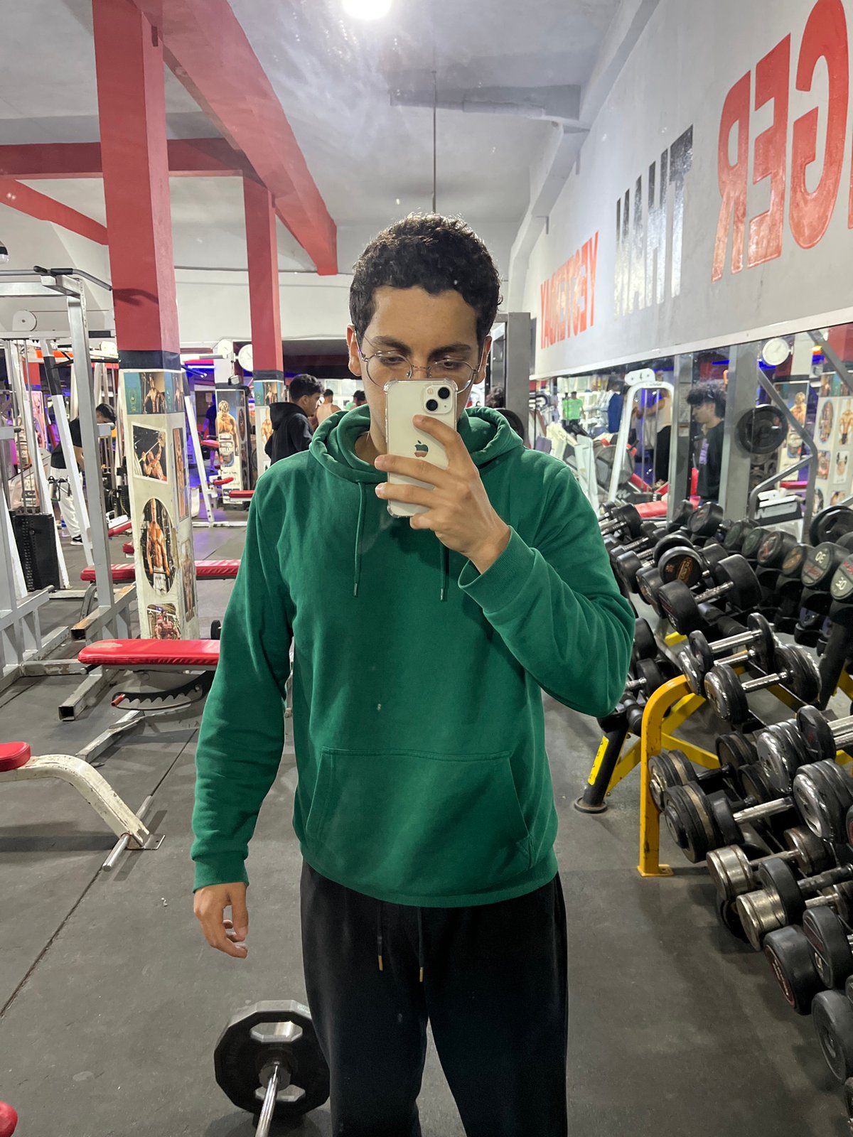 Individual documents workout session at Fez gym