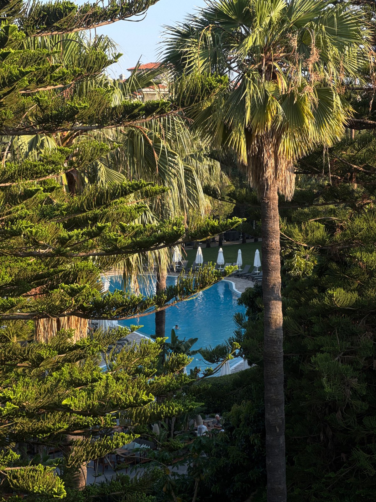 Resort balcony views in Manavgat, Turkey