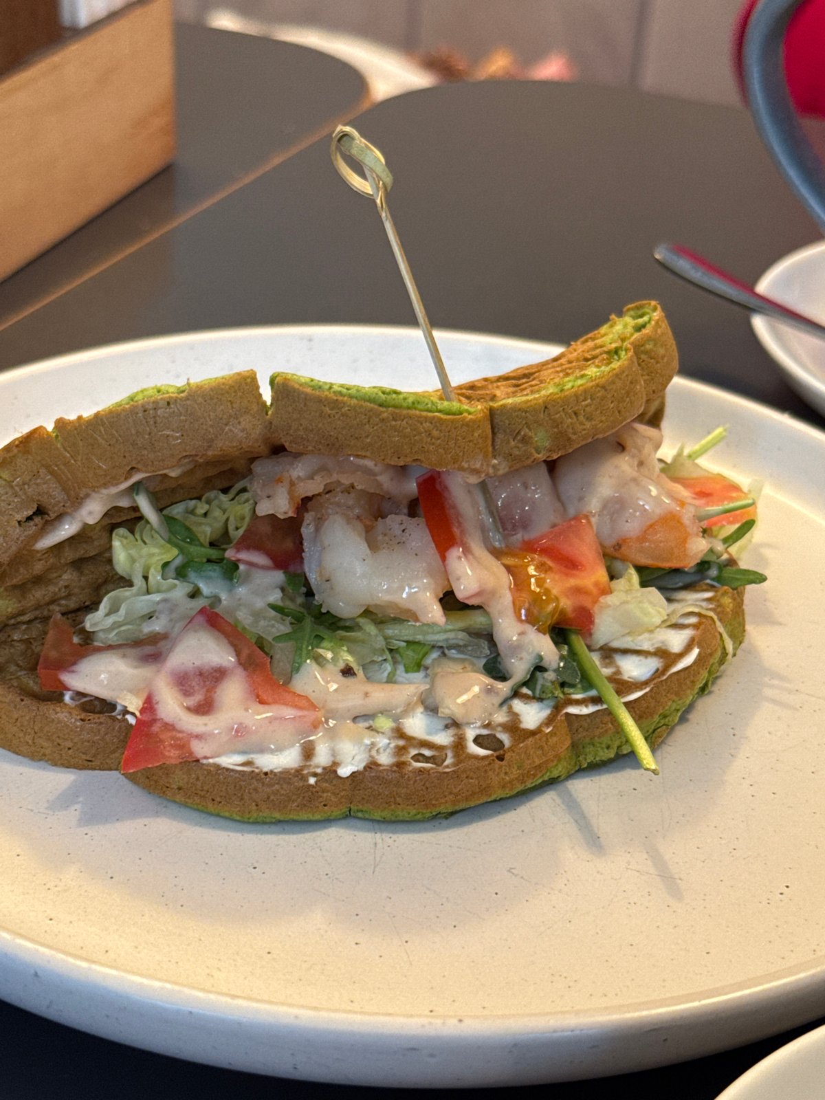 Morning meal documented at Saint Petersburg restaurant