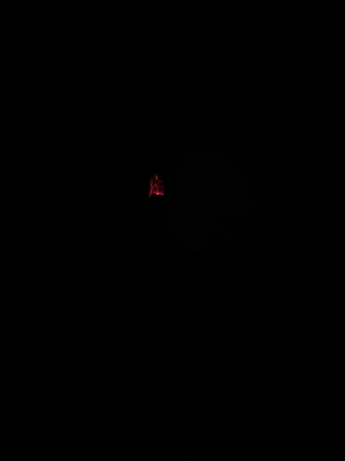 Unidentified red-orange glow observed in Moscow darkness
