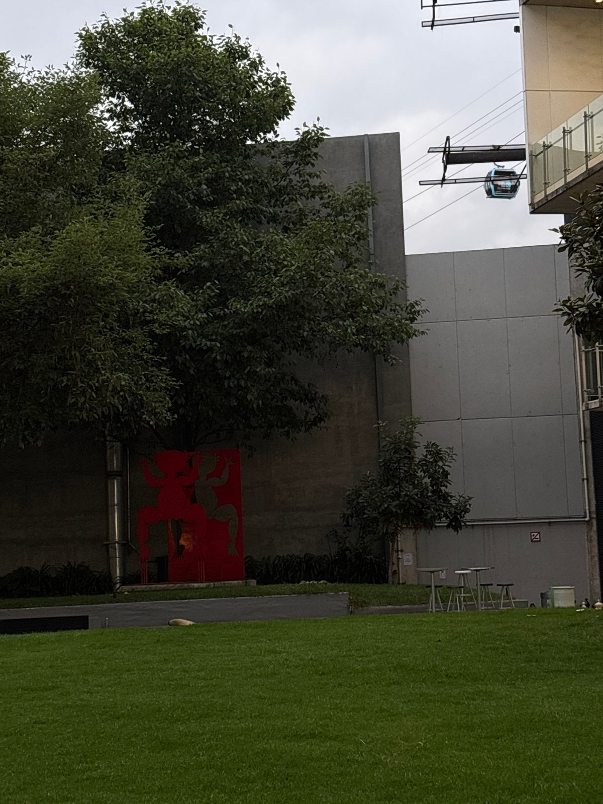 Mexico City residents document cable car system, art installation