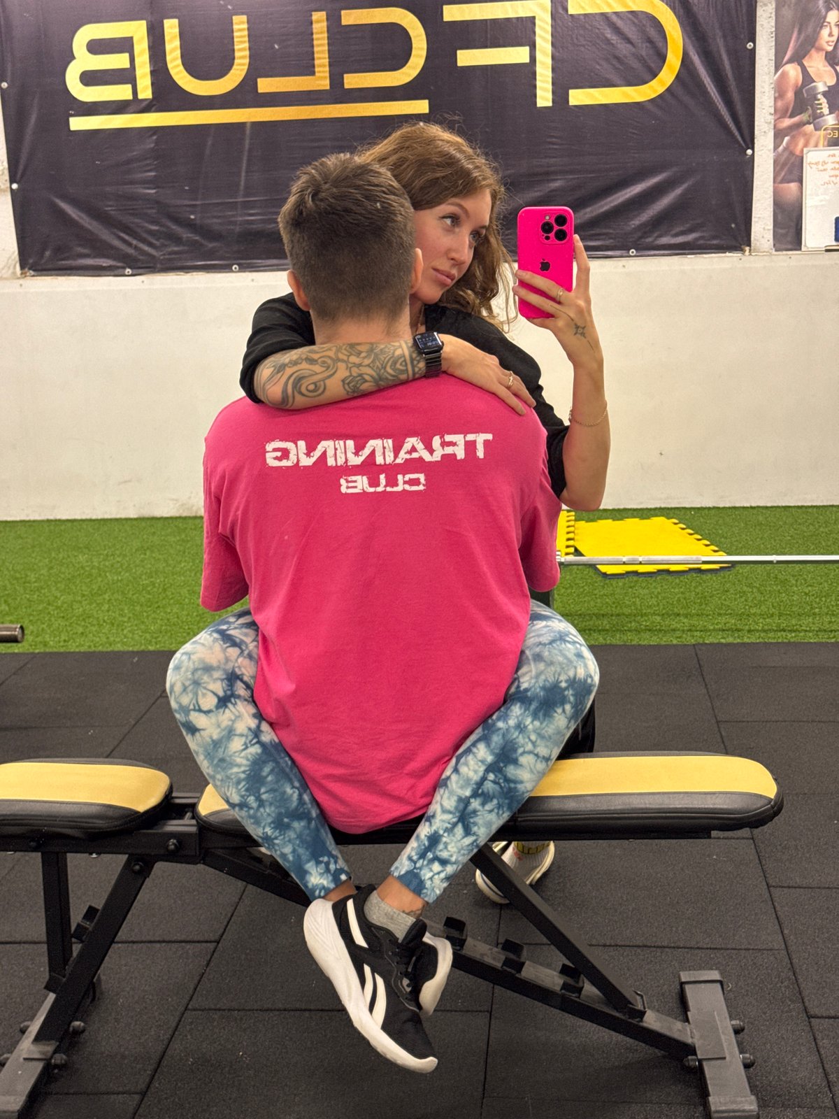 Fitness session documented at Chaikovsky gym facility
