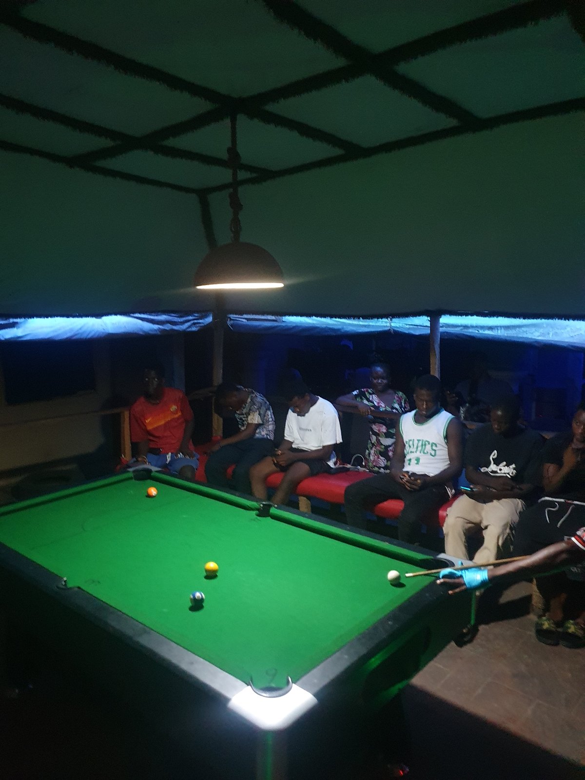 Evening pool game draws crowd at Lokoja recreational venue