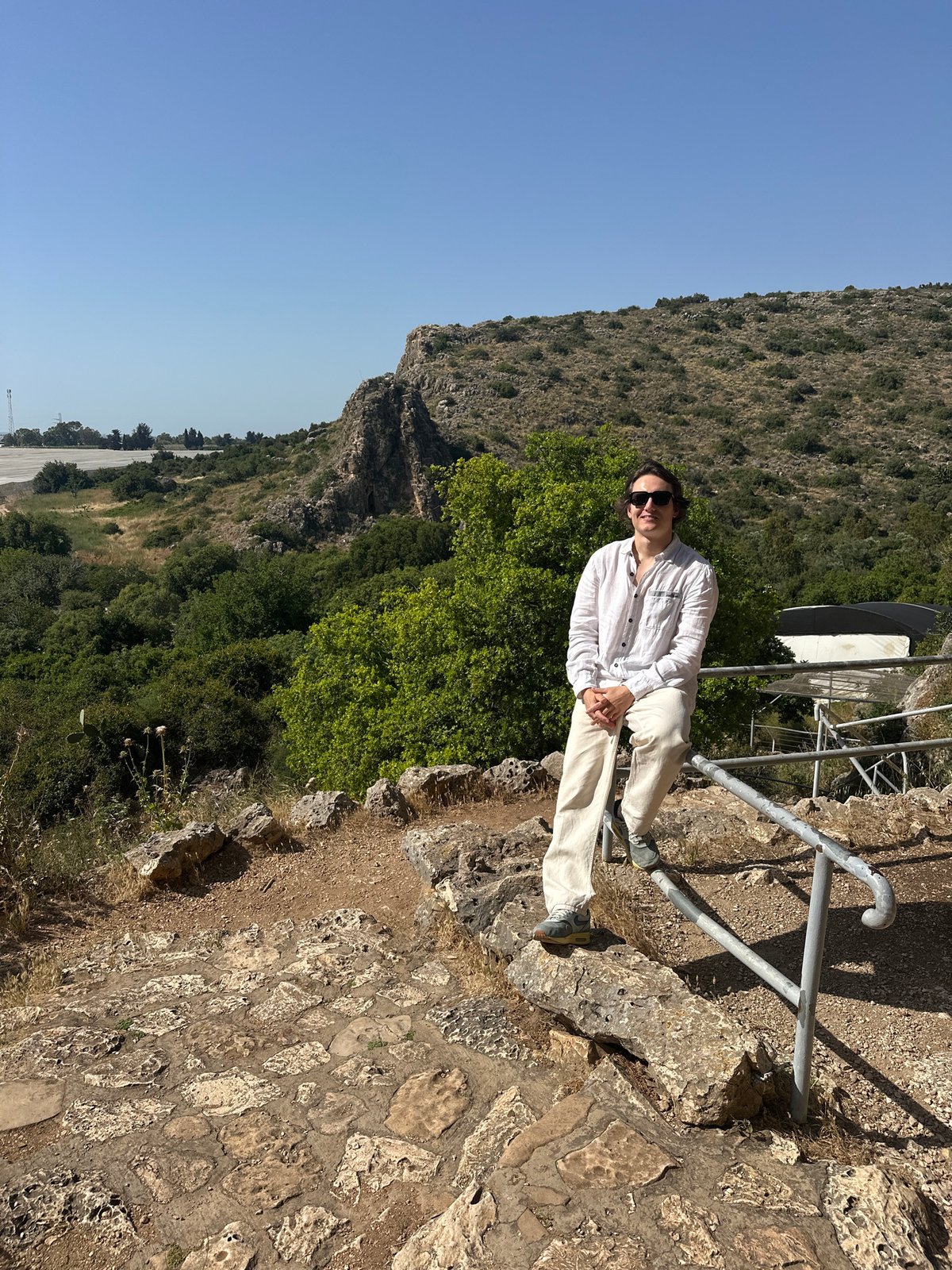 Archaeological cave tour documented in Hof HaCarmel, Israel