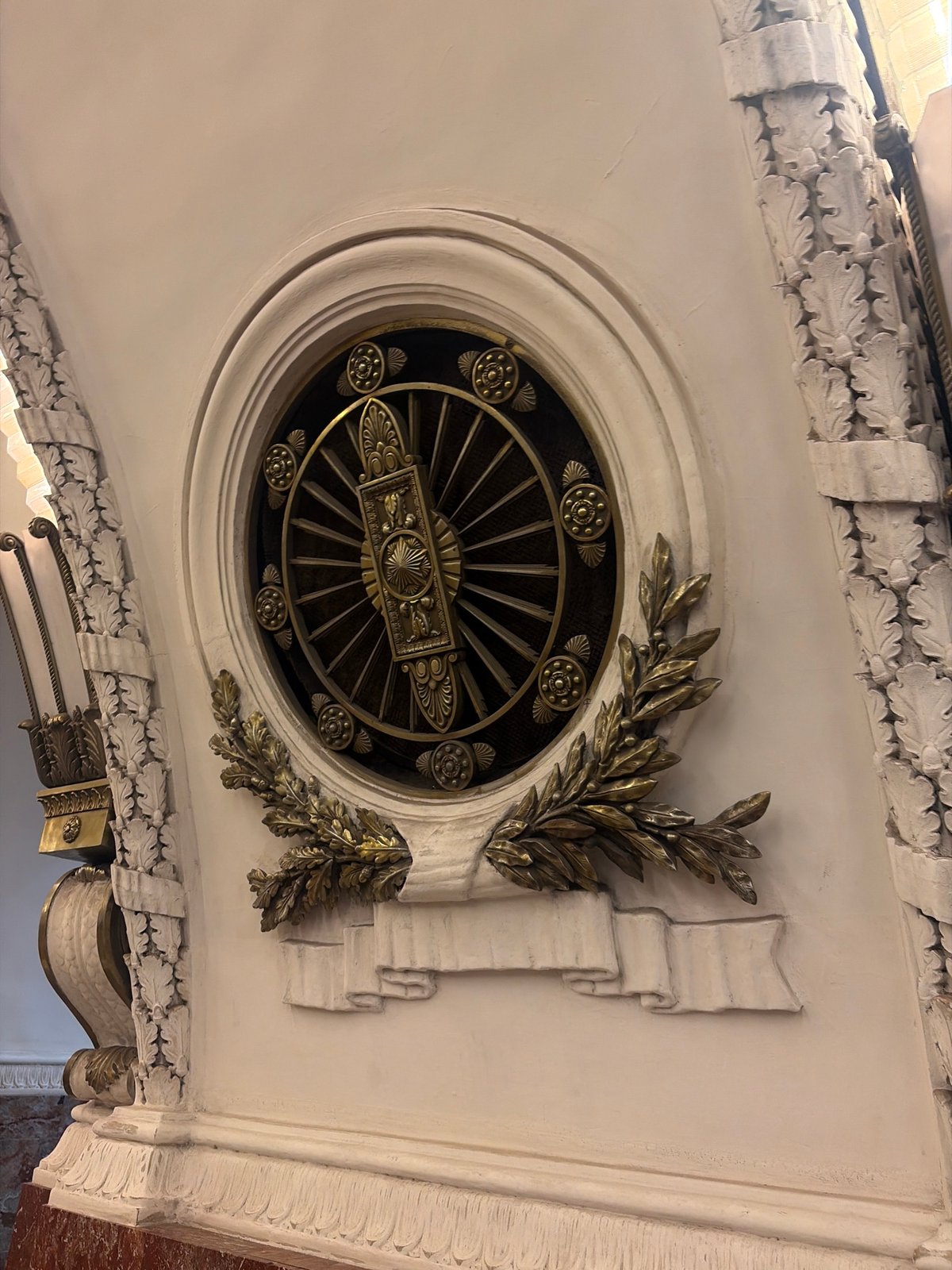 Morning commute documented at Saint Petersburg's ornate metro stations