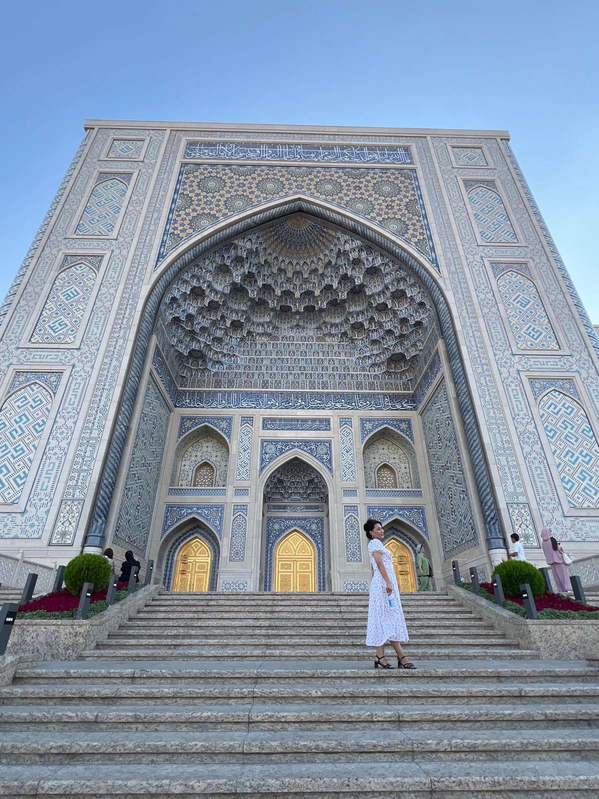 Exploring Tashkent's Hazrat Imam complex on a sunny afternoon