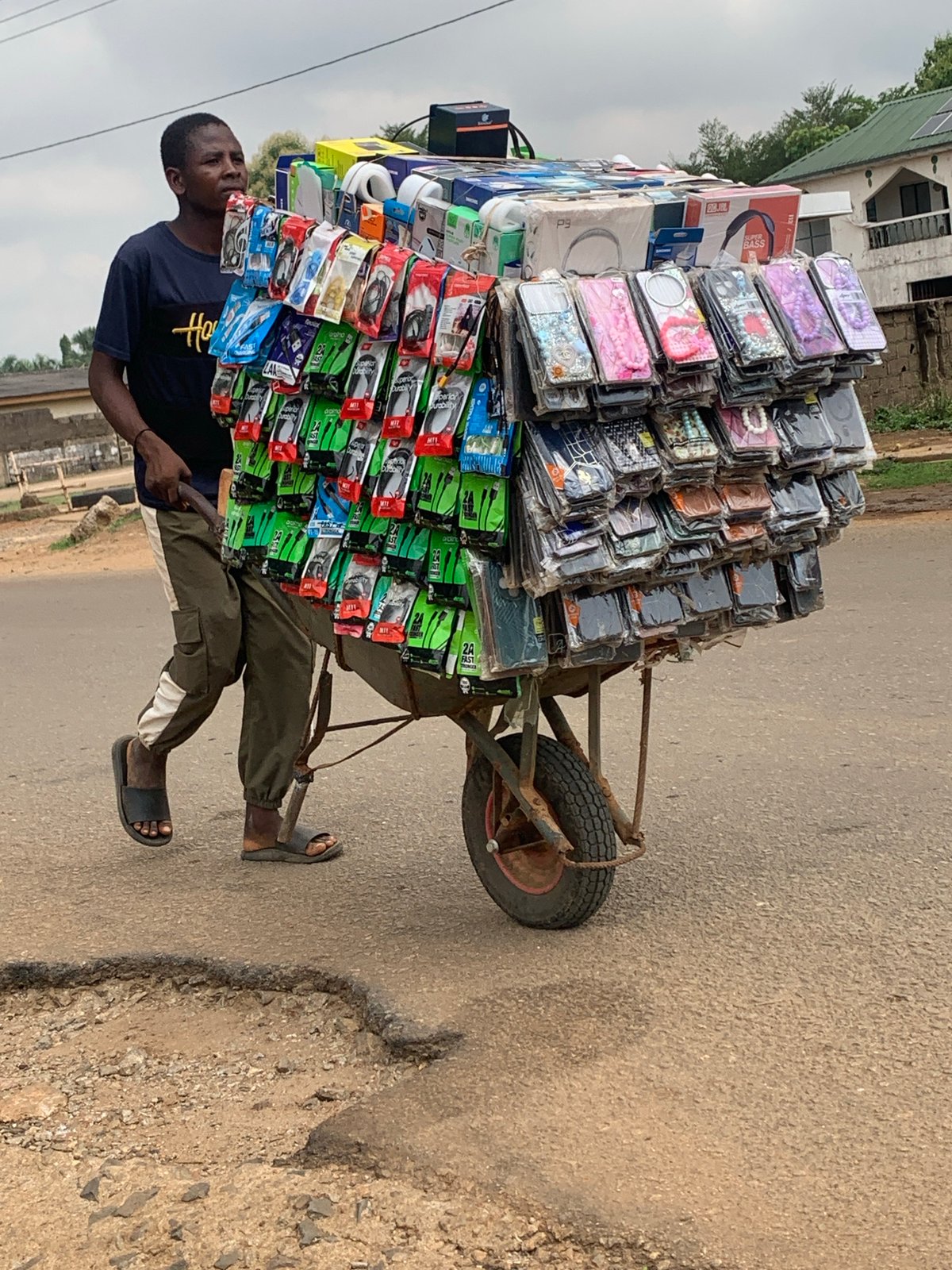 Morning street life documented in Maigizo, Nigeria