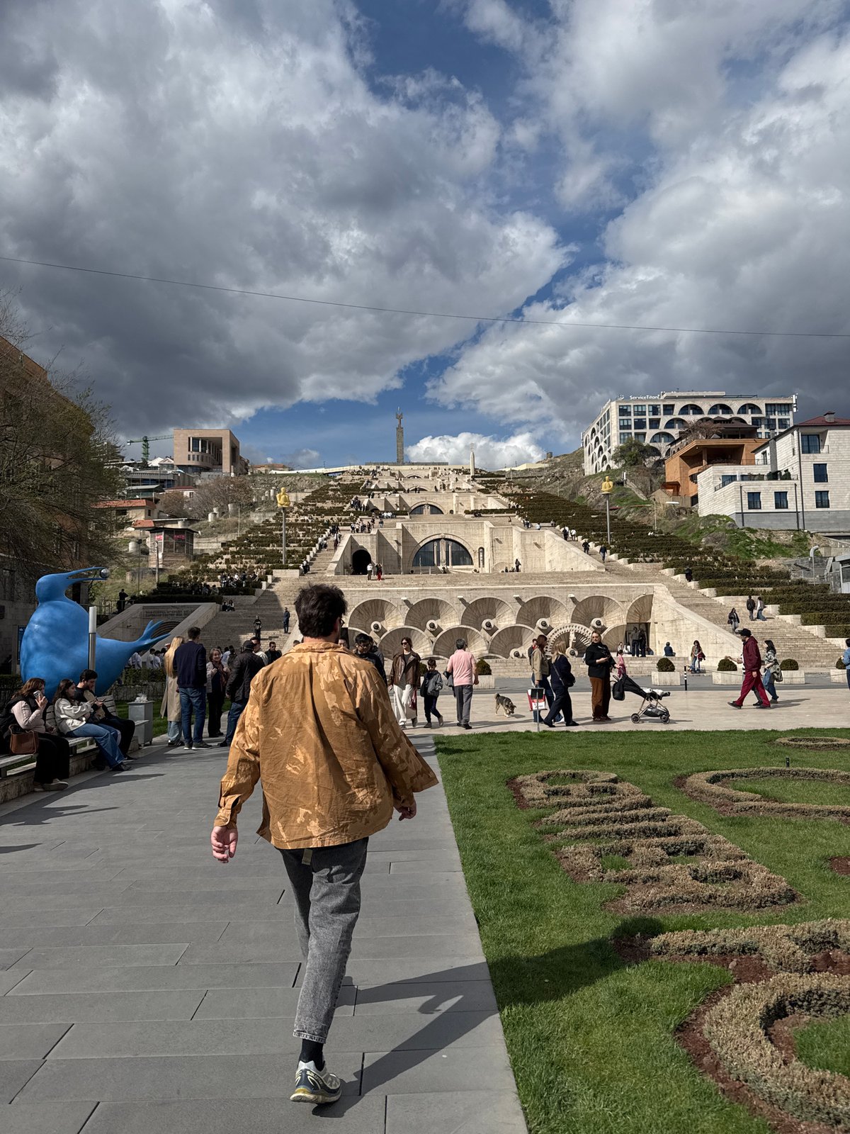 Visitors documented at Cascade monument complex in Yerevan