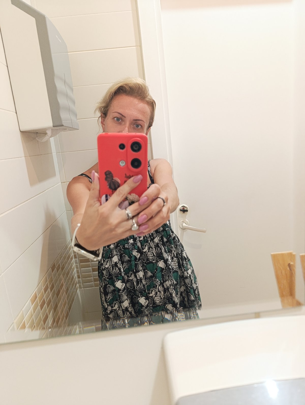 Selfies and street snapshots from a Moscow afternoon