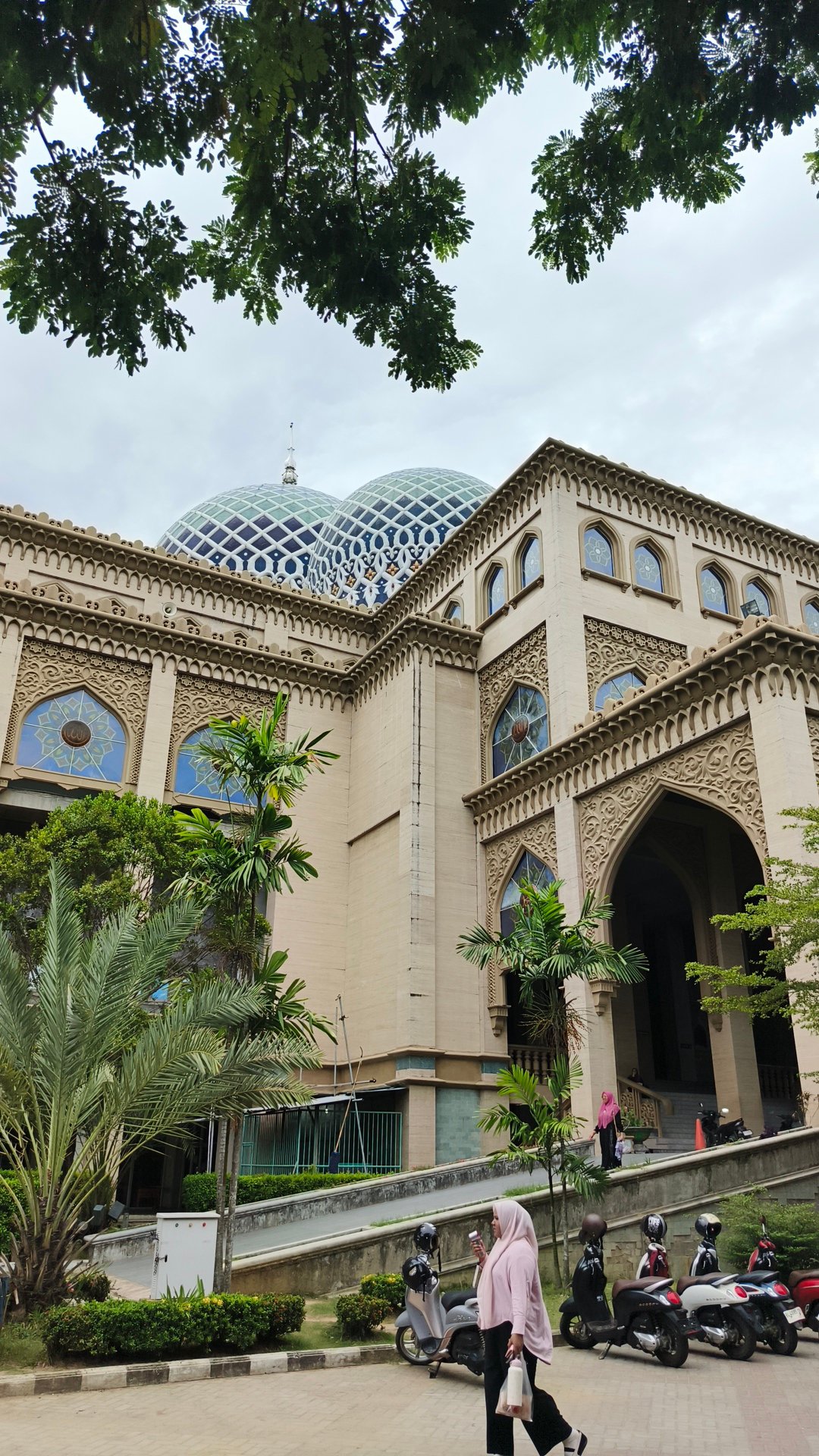 Morning at Lhokseumawe's iconic Islamic Center mosque