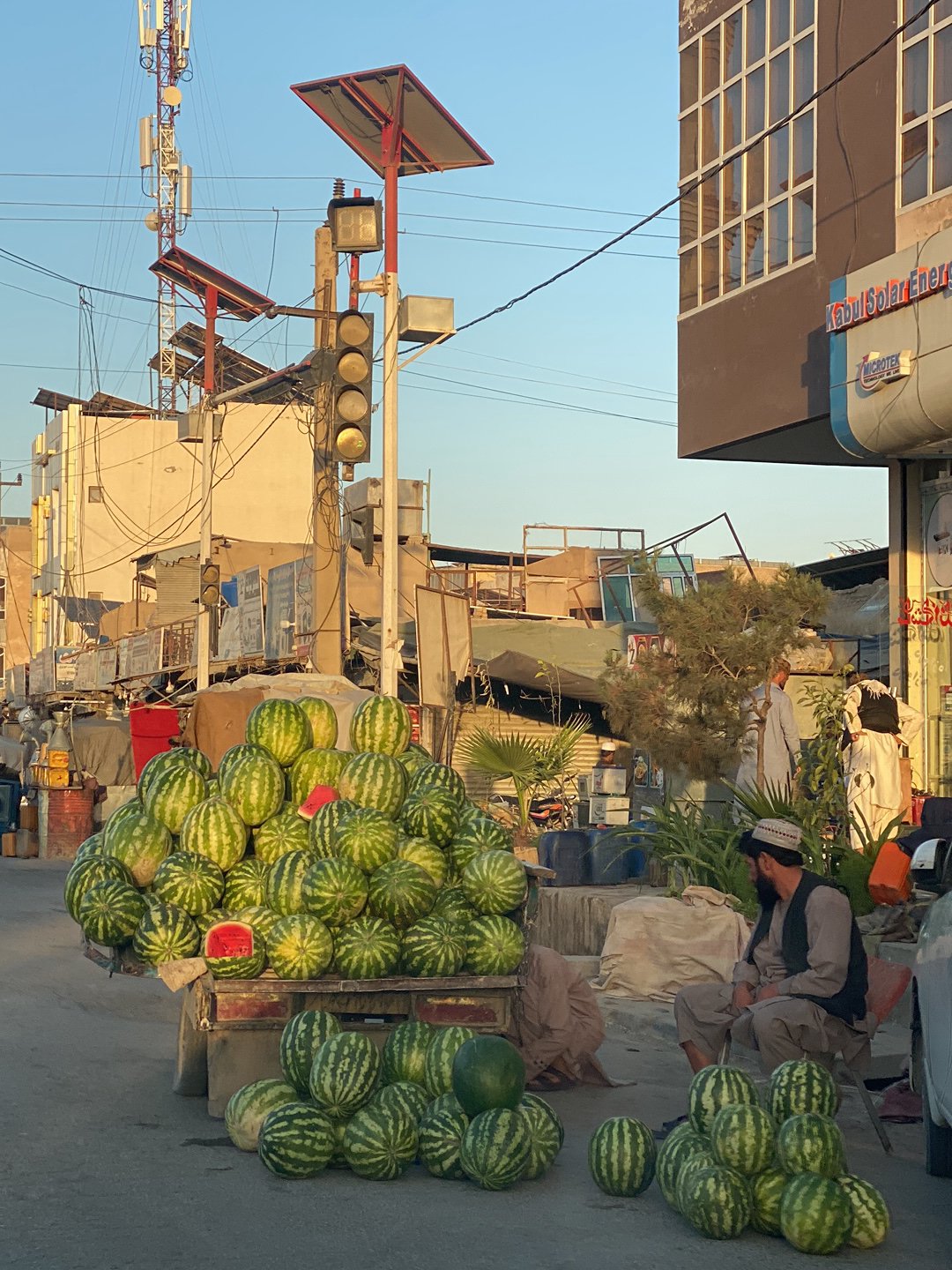 Afternoon street life documented in Kandahar, Afghanistan