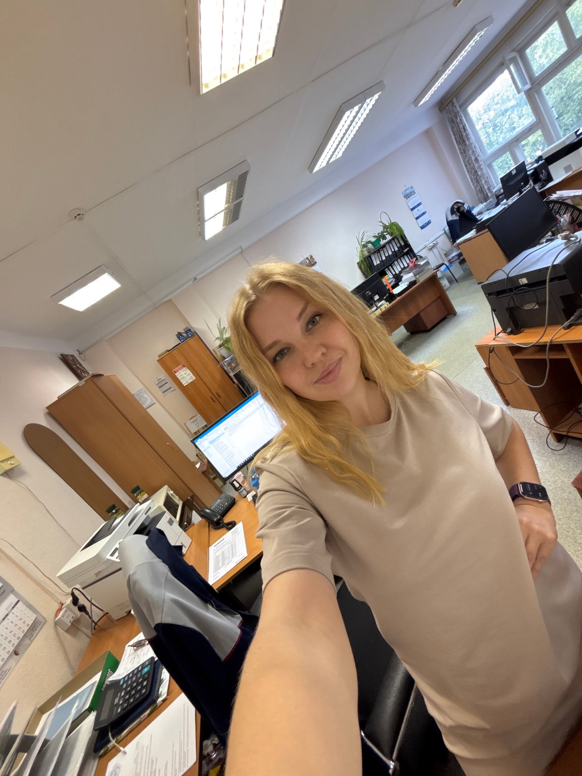 Quick office selfie series in Rusanovo, Russia