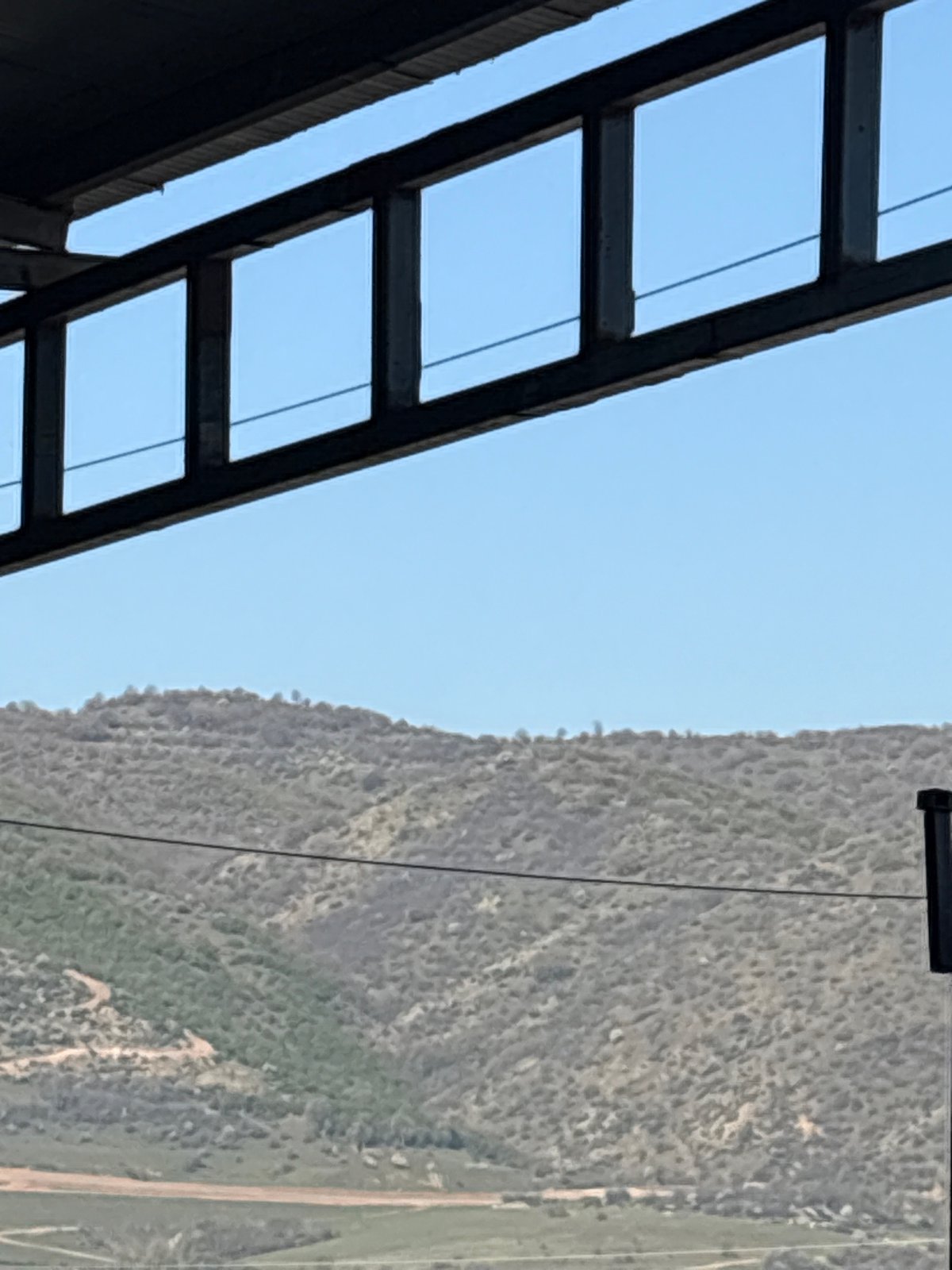 Metal structure view documented in Bulgaria's Struma region