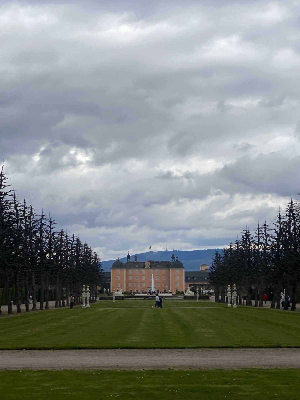 Visitor documents Schwetzingen Palace architecture and gardens