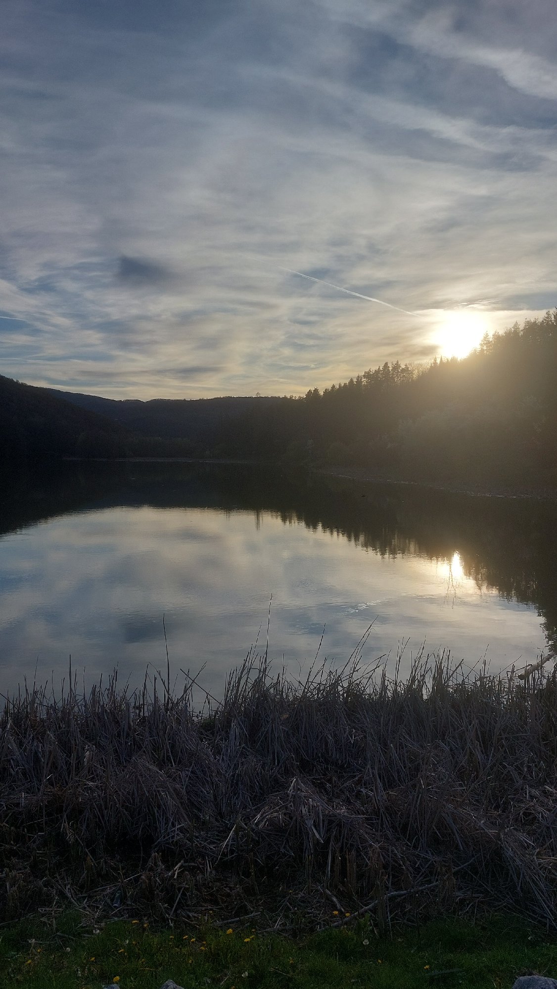 Witness documents serene water reflections in Gabrovo, Bulgaria