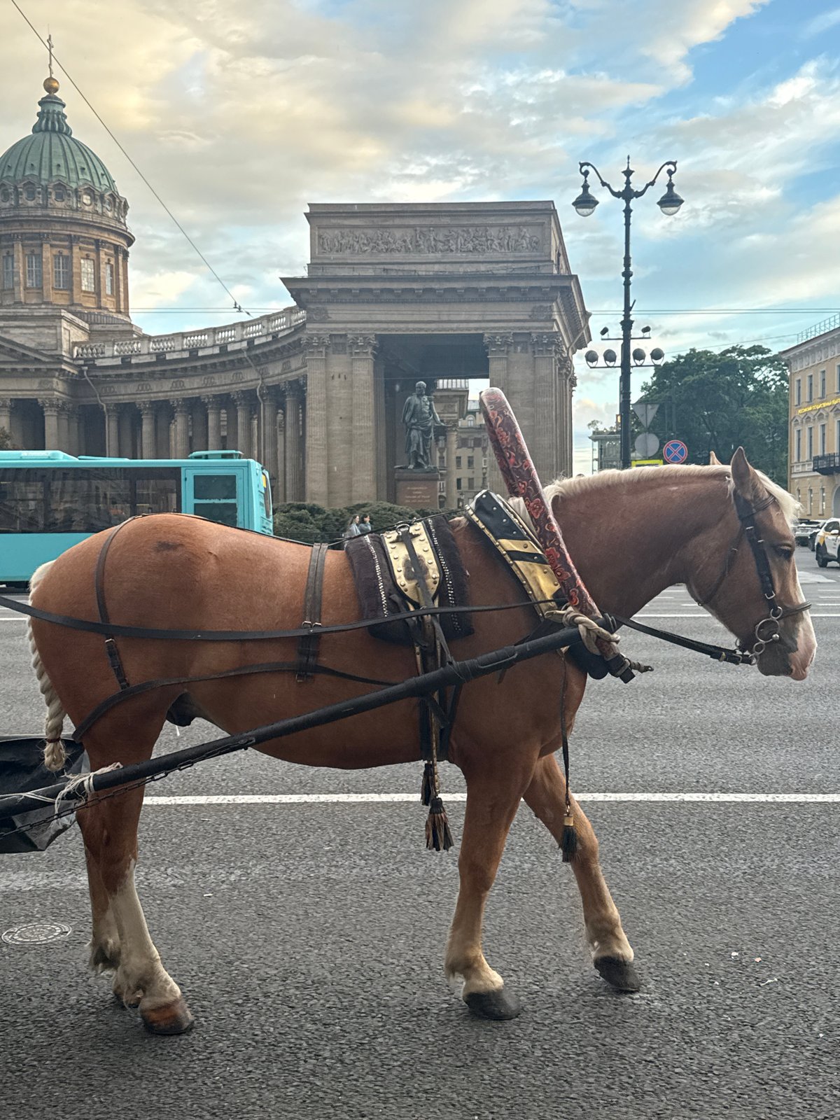 Street life, carriages, and music along Saint Petersburg's summer canals
