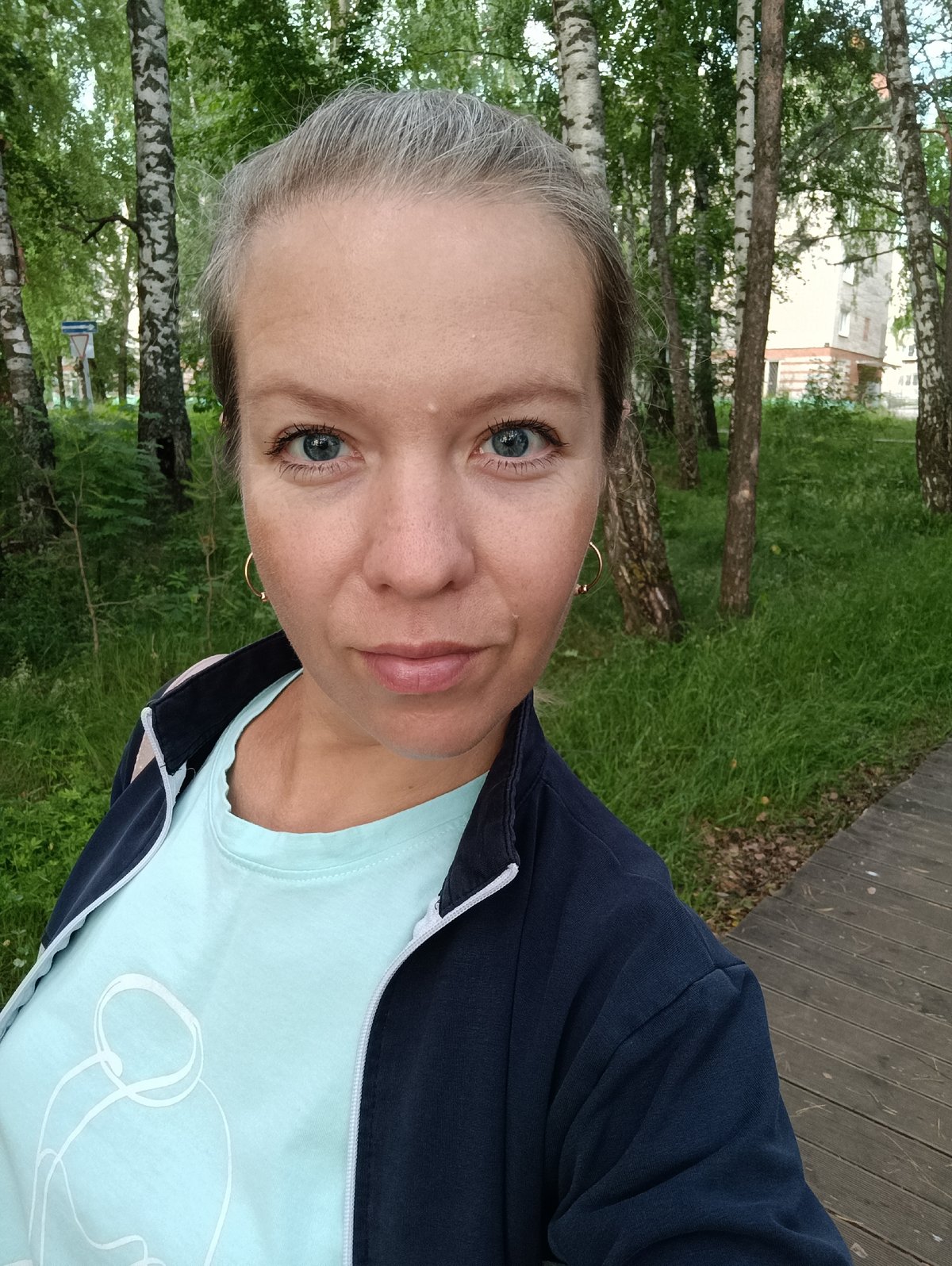 Waterfront visit in Chaikovsky under a stormy summer sky