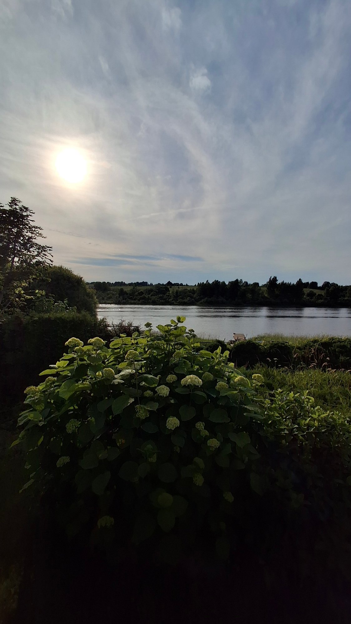 Lazy afternoon fishing and boating on a Sitno lakeside