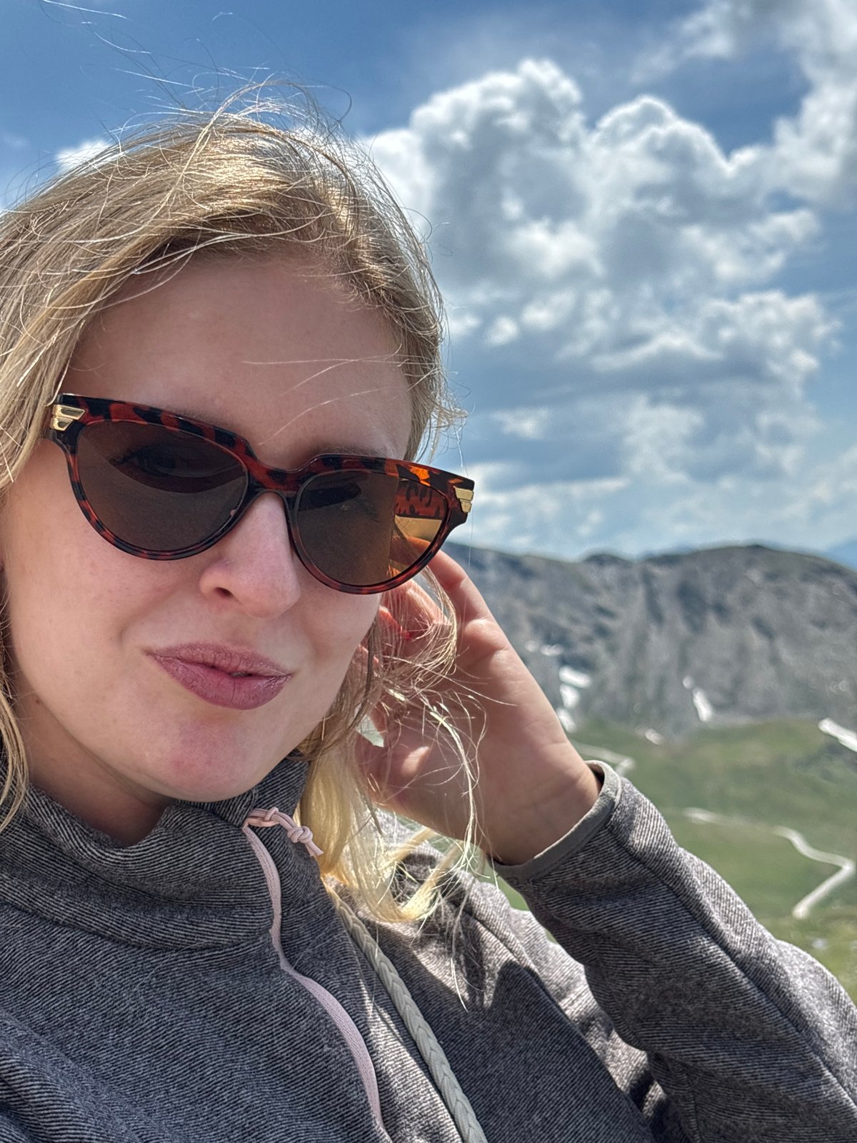 Summer stop on the Großglockner High Alpine Road, Austria