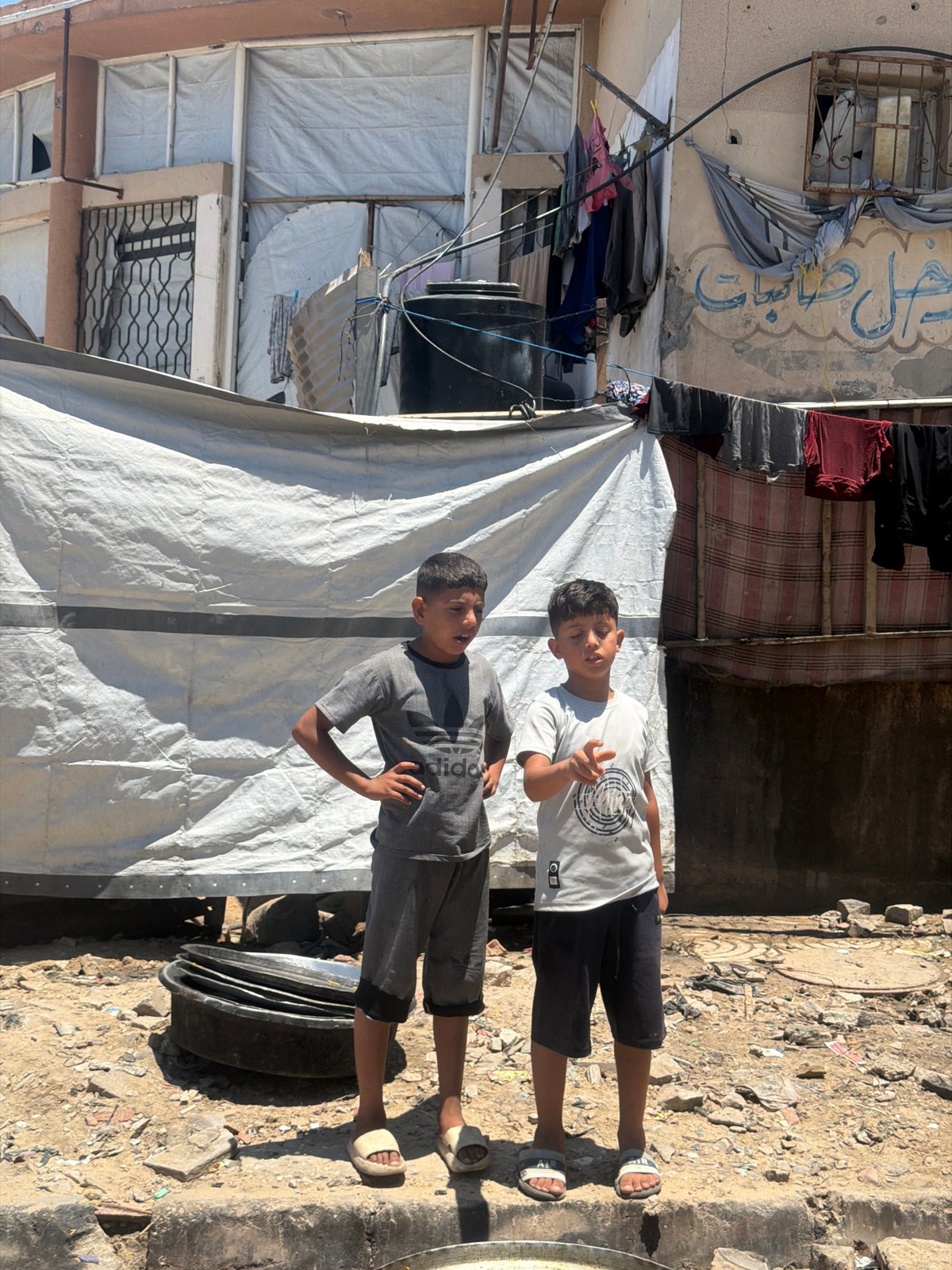 Feed Hope Charity sets up aid distribution amid Gaza destruction