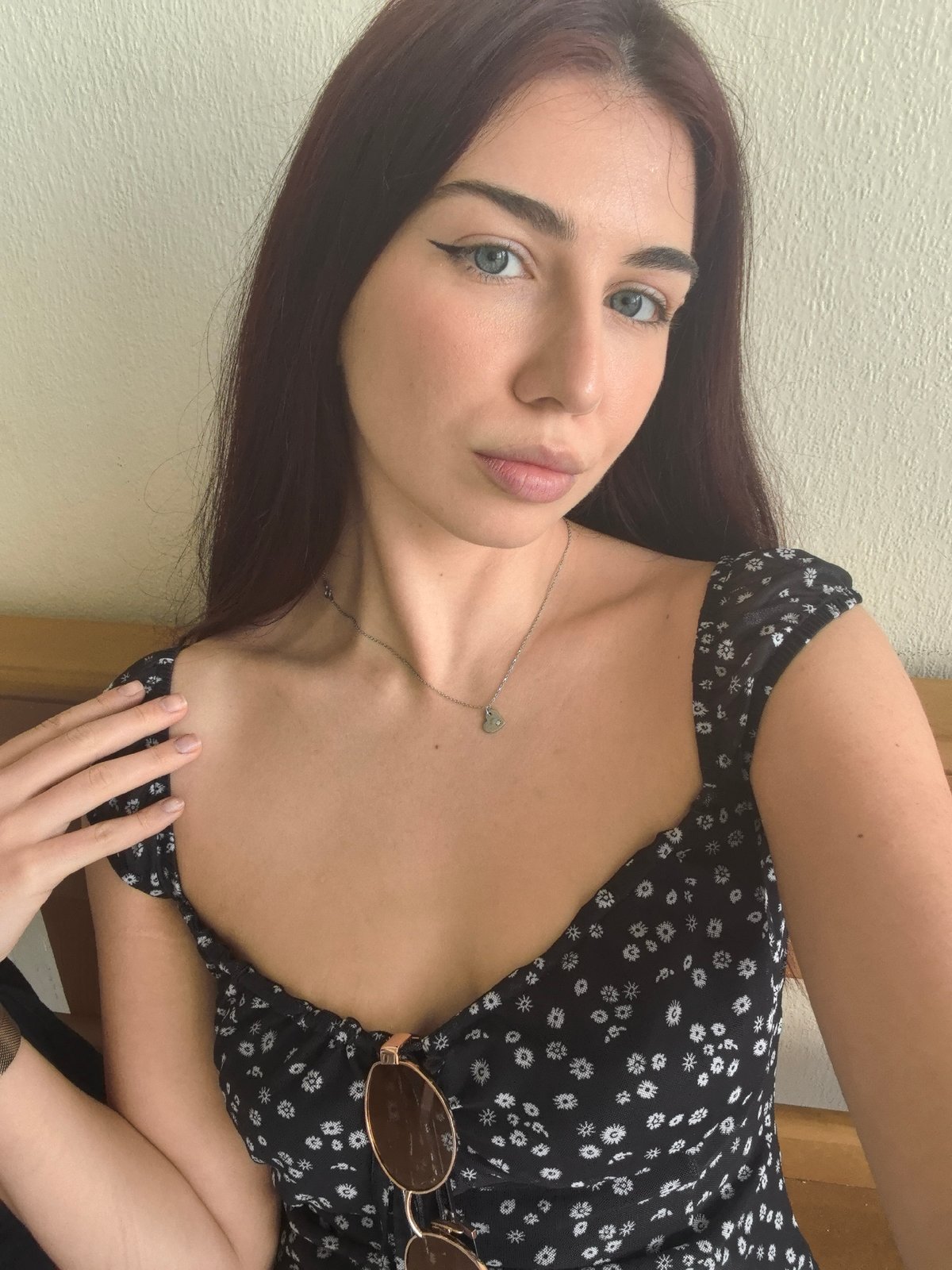 Woman Takes Selfie in Stara Zagora, Bulgaria