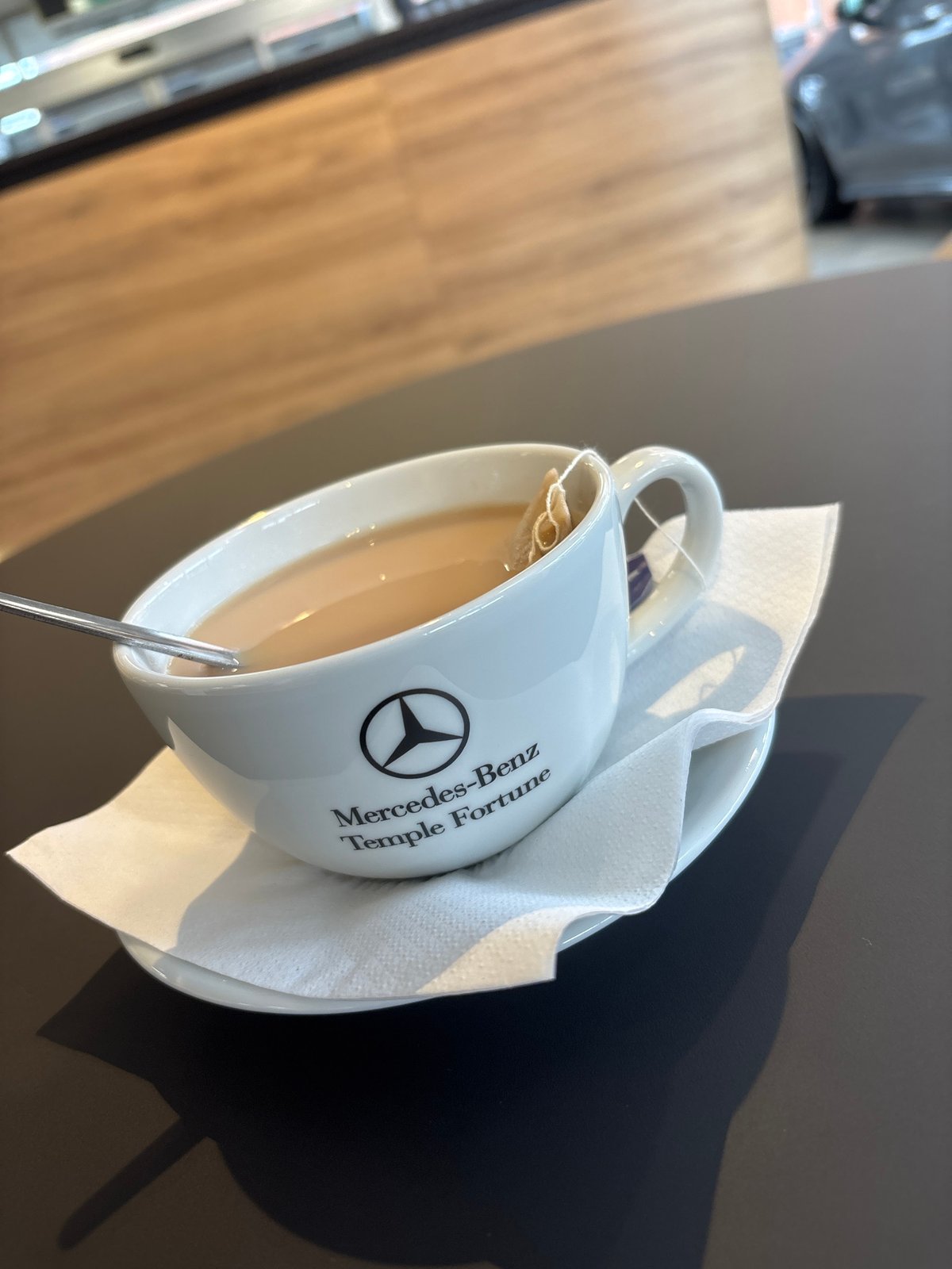 Morning visit to Mercedes-Benz Temple Fortune dealership documented