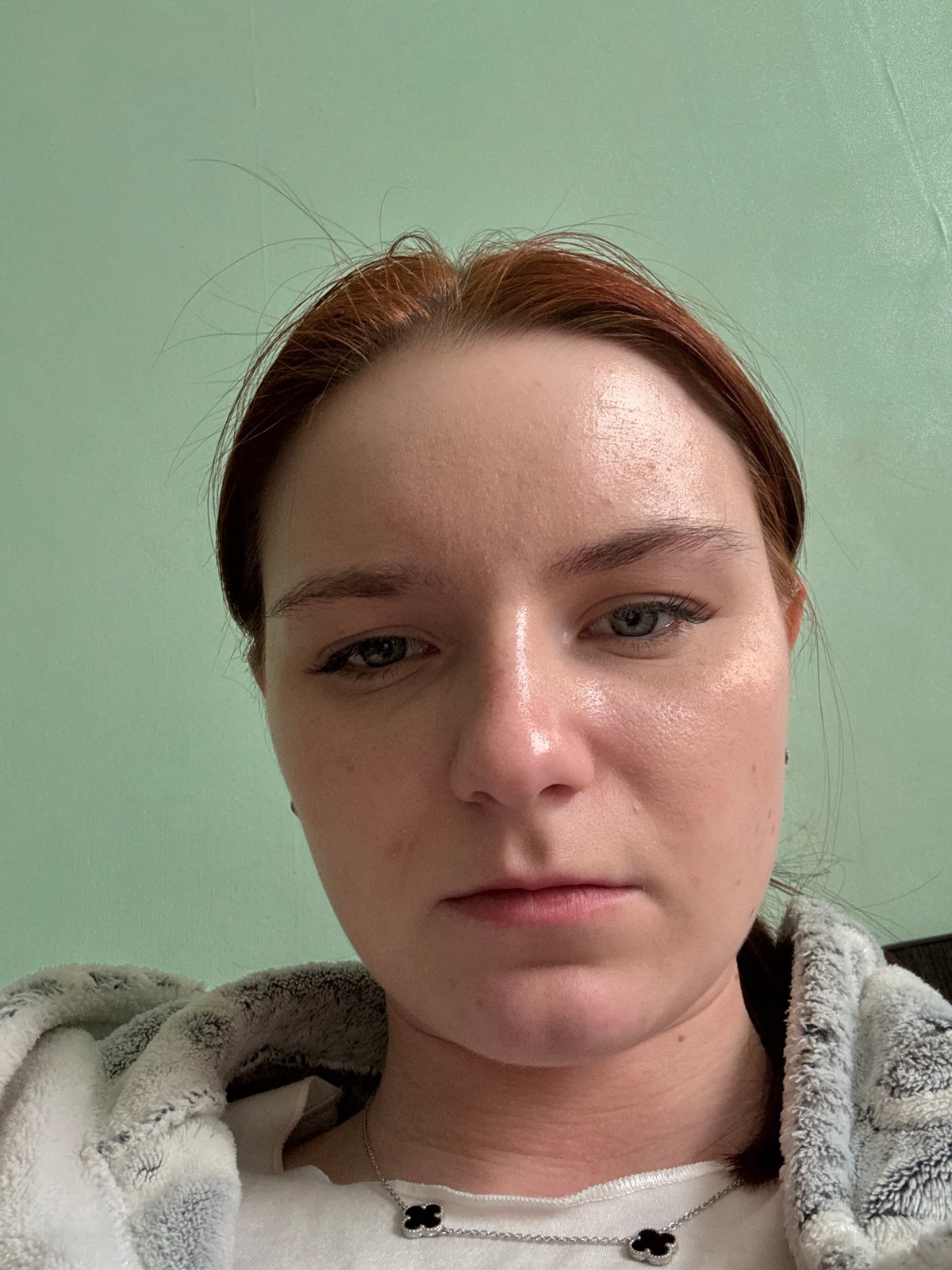 Woman documents afternoon food shopping and selfies in Saint Petersburg