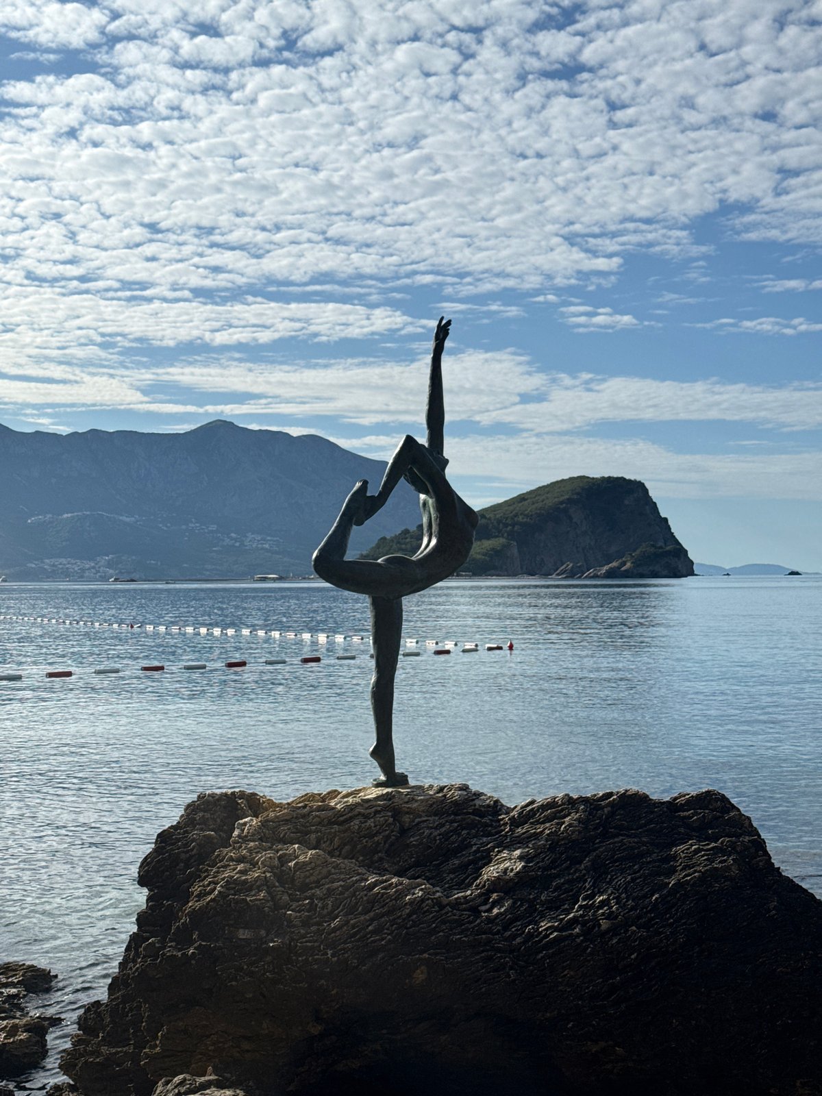 Morning tourist exploration documented across Budva, Montenegro landmarks