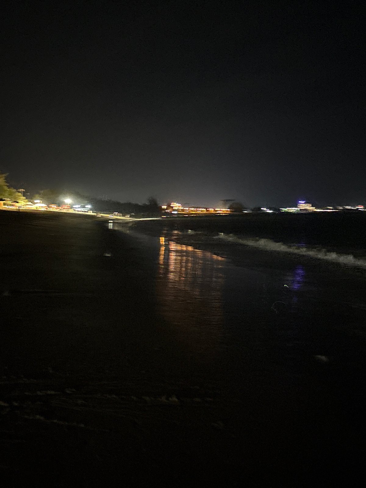 Nighttime waterfront scenes documented in Dong Hai Ward, Vietnam