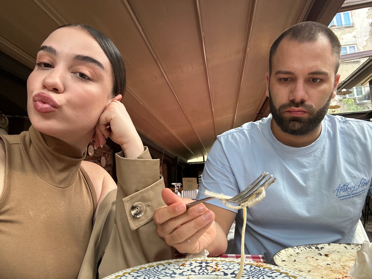 Couple enjoys Italian lunch at Sofia restaurant