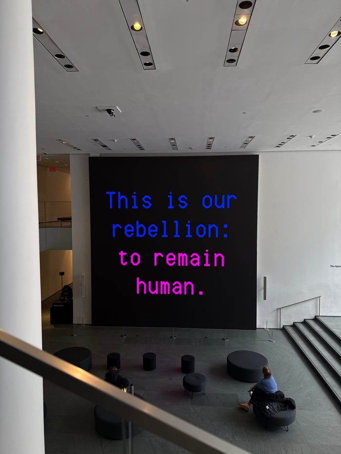LED Art Installations Documented at NYC Museums Tuesday Evening