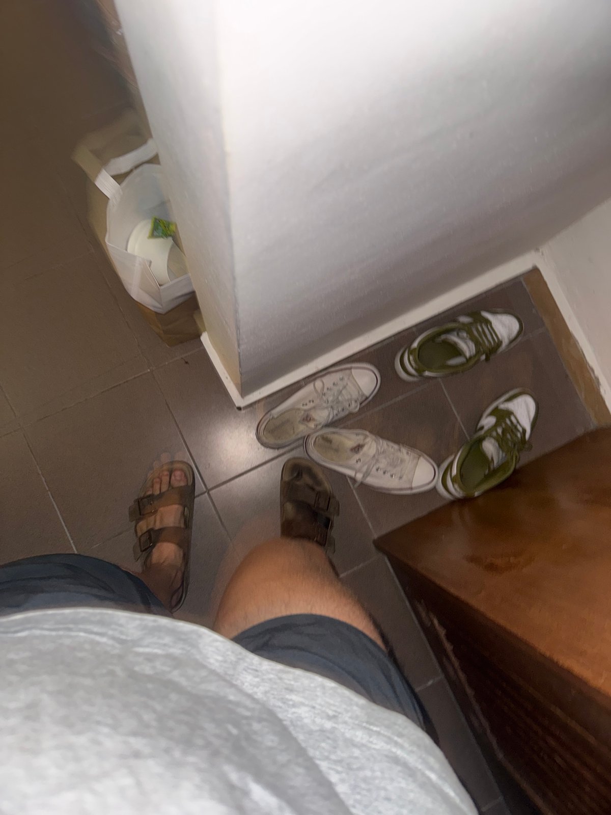 Hotel room and North Kuta streets on a Bali night
